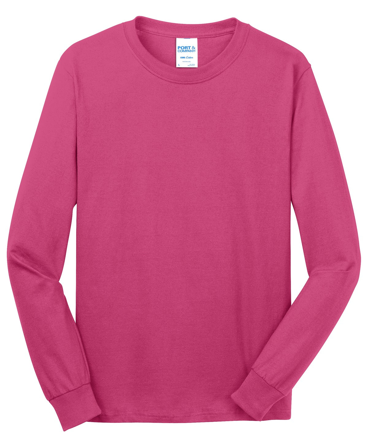 Port & Company - Long Sleeve Core Cotton Tee. PC54LS