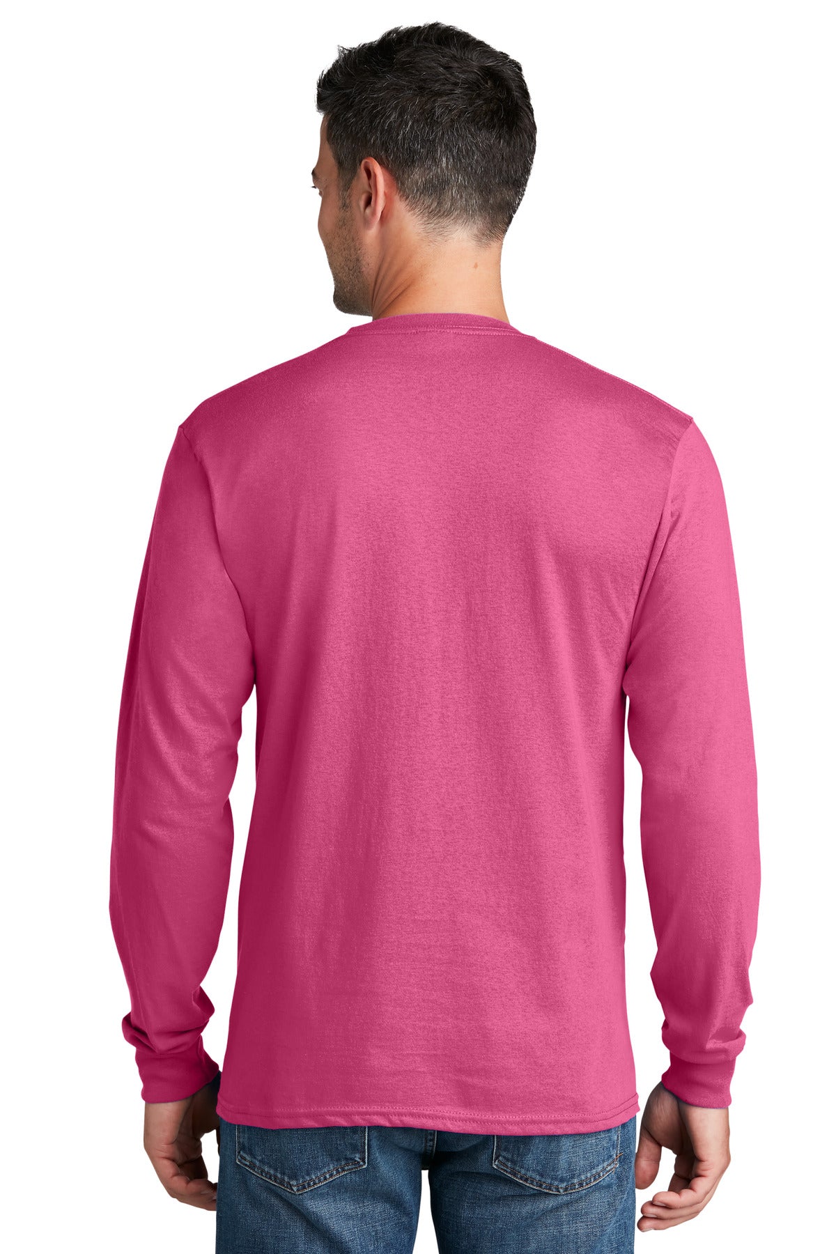 Port & Company - Long Sleeve Core Cotton Tee. PC54LS