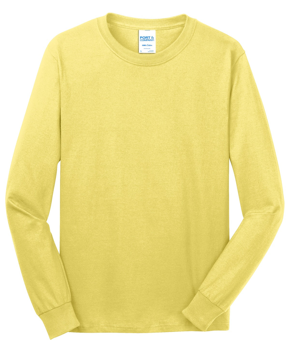 Port & Company - Long Sleeve Core Cotton Tee. PC54LS