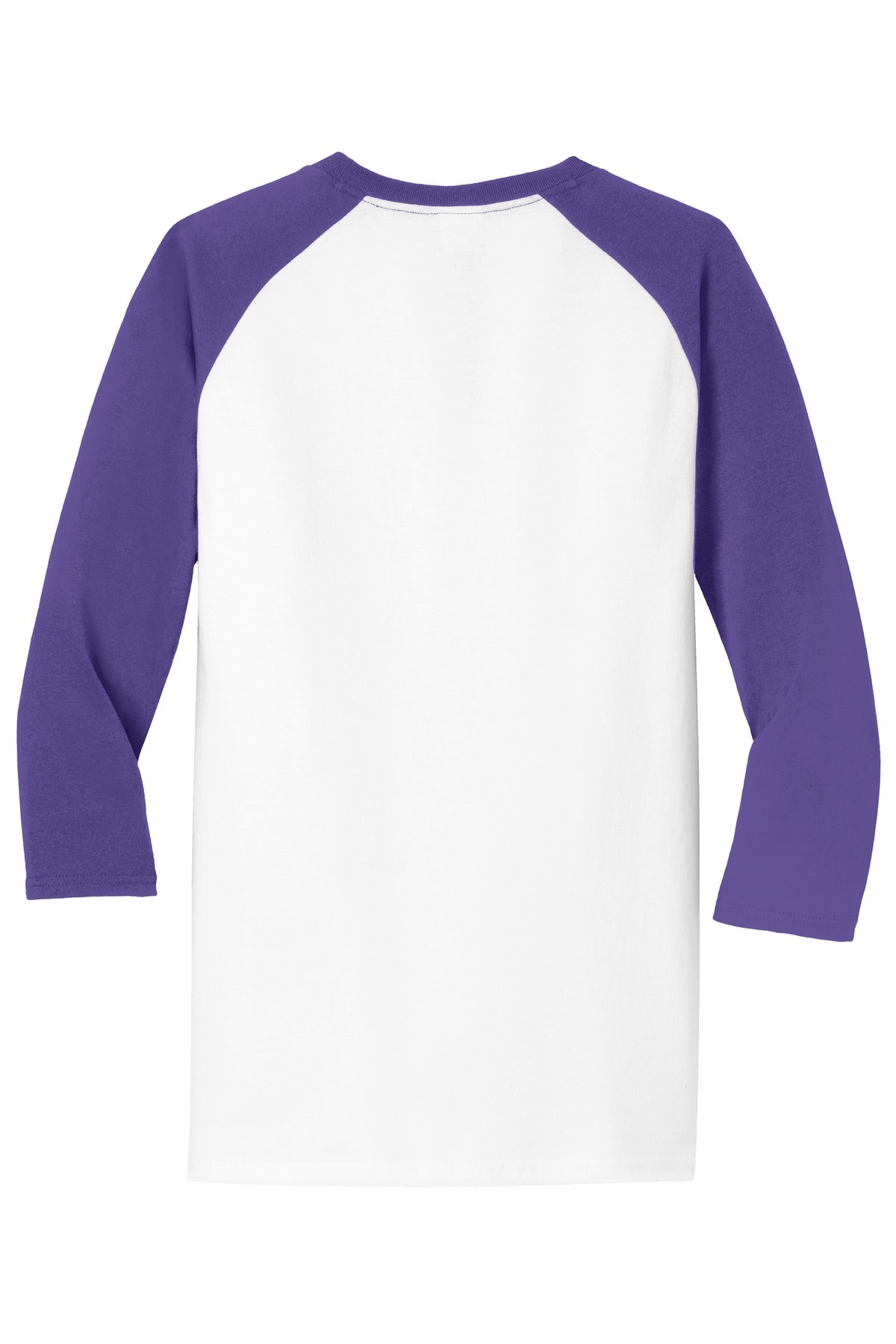 Port & Company Core Blend 3/4-Sleeve Raglan Tee. PC55RS