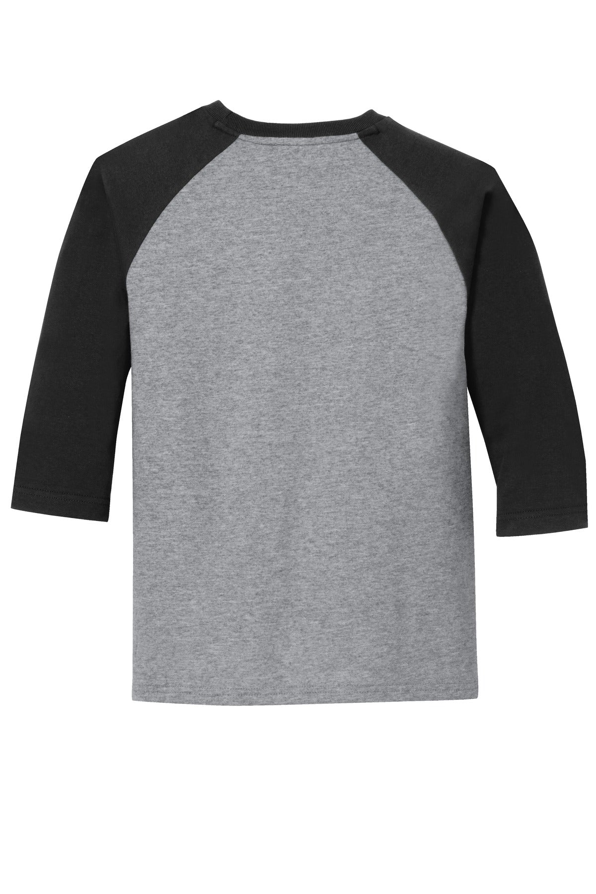 Port & Company Youth Core Blend 3/4-Sleeve Raglan Tee. PC55YRS