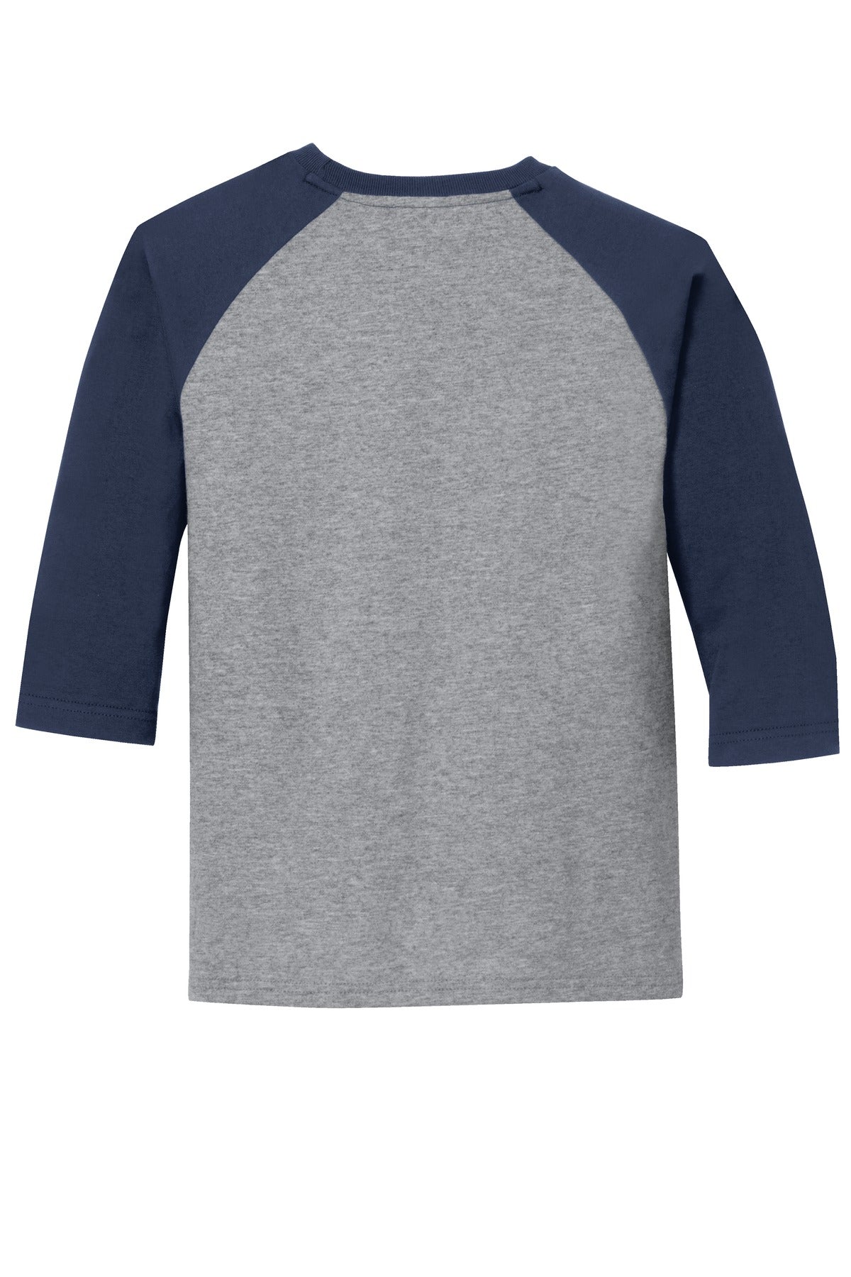 Port & Company Youth Core Blend 3/4-Sleeve Raglan Tee. PC55YRS