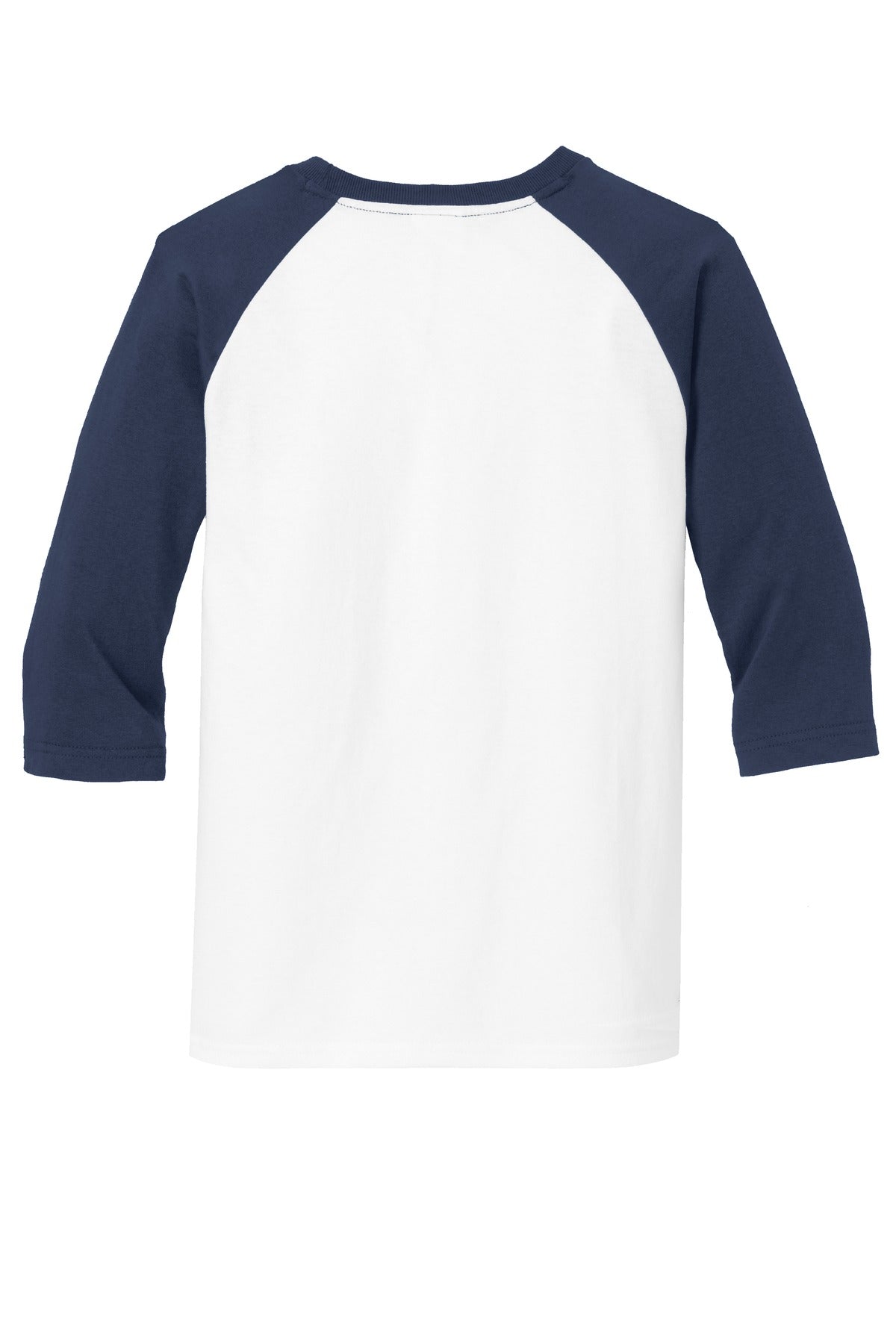 Port & Company Youth Core Blend 3/4-Sleeve Raglan Tee. PC55YRS
