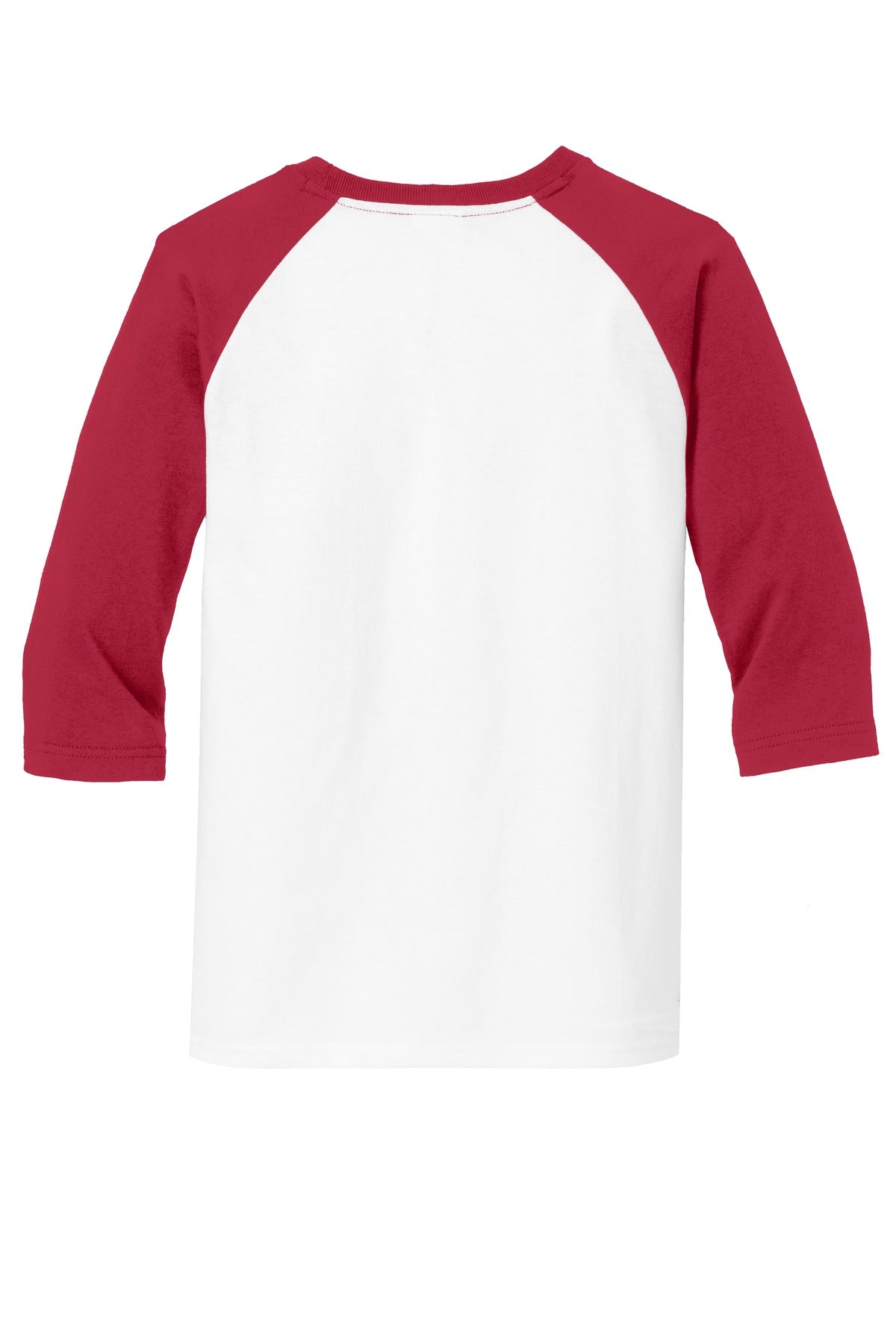 Port & Company Youth Core Blend 3/4-Sleeve Raglan Tee. PC55YRS