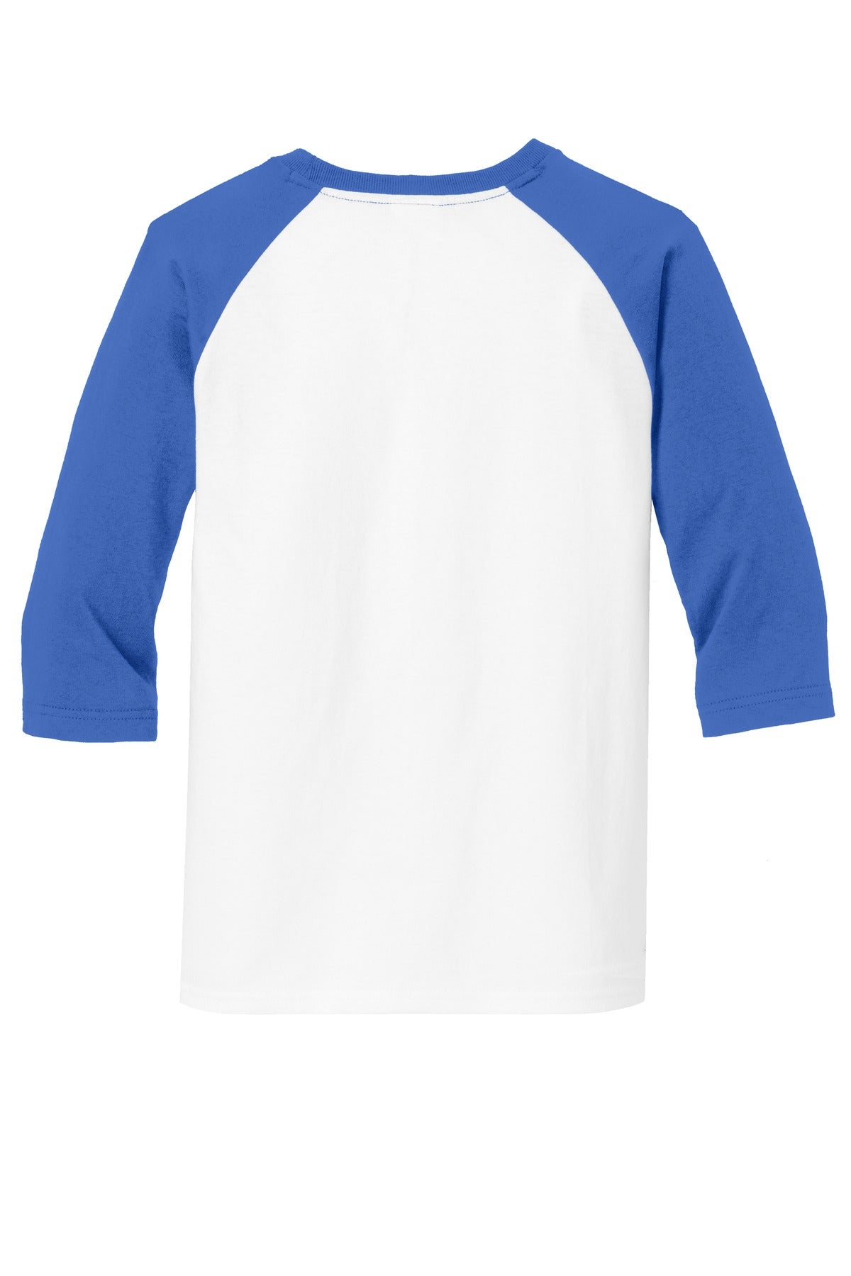 Port & Company Youth Core Blend 3/4-Sleeve Raglan Tee. PC55YRS