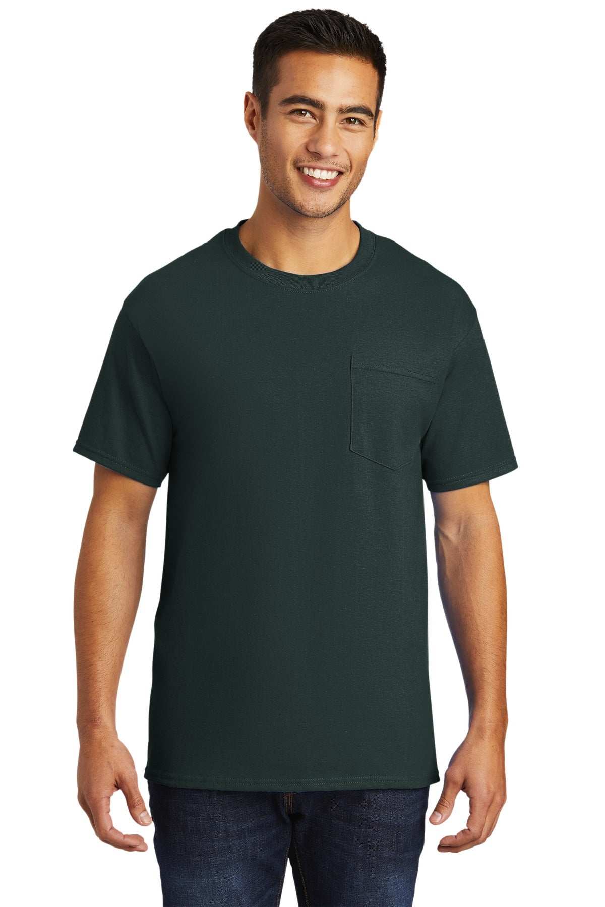 Port & Company - Tall Essential Pocket Tee. PC61PT