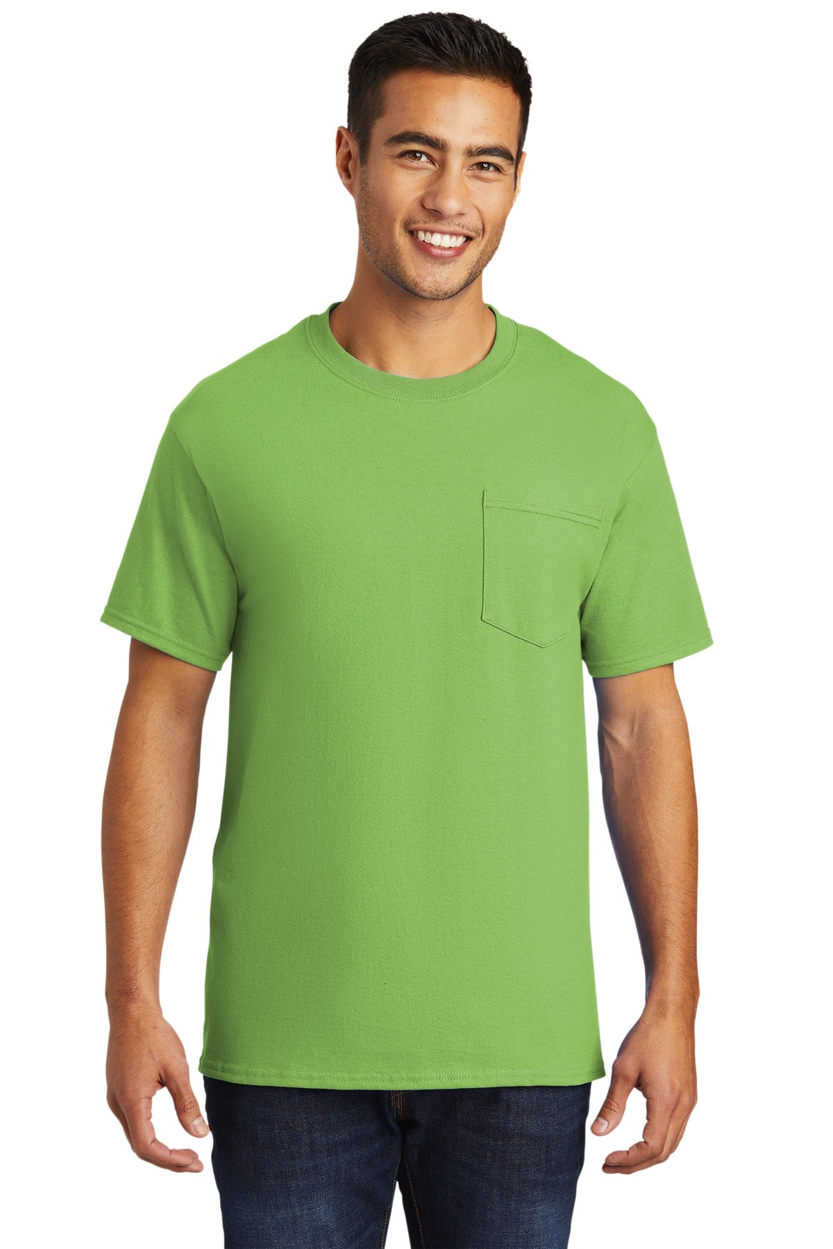 Port & Company - Tall Essential Pocket Tee. PC61PT