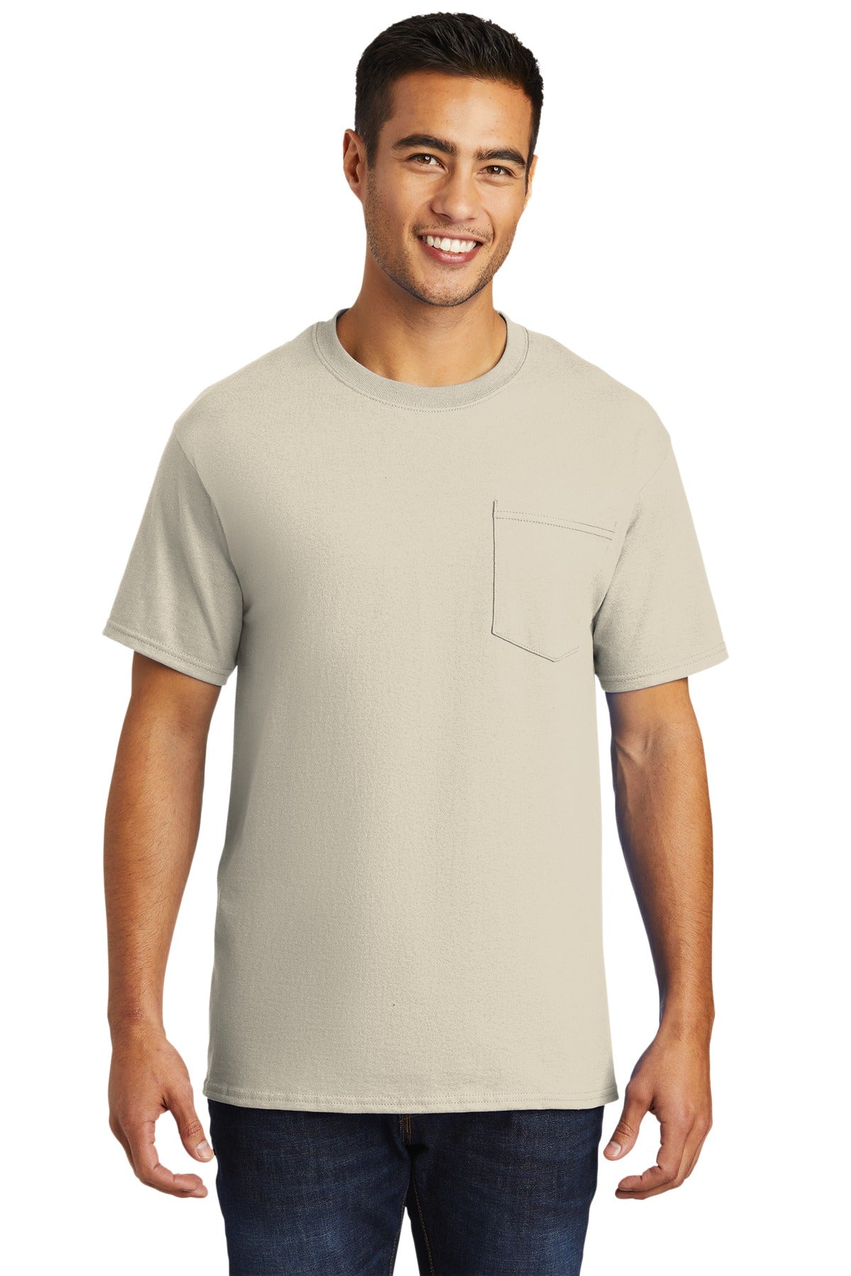 Port & Company - Tall Essential Pocket Tee. PC61PT