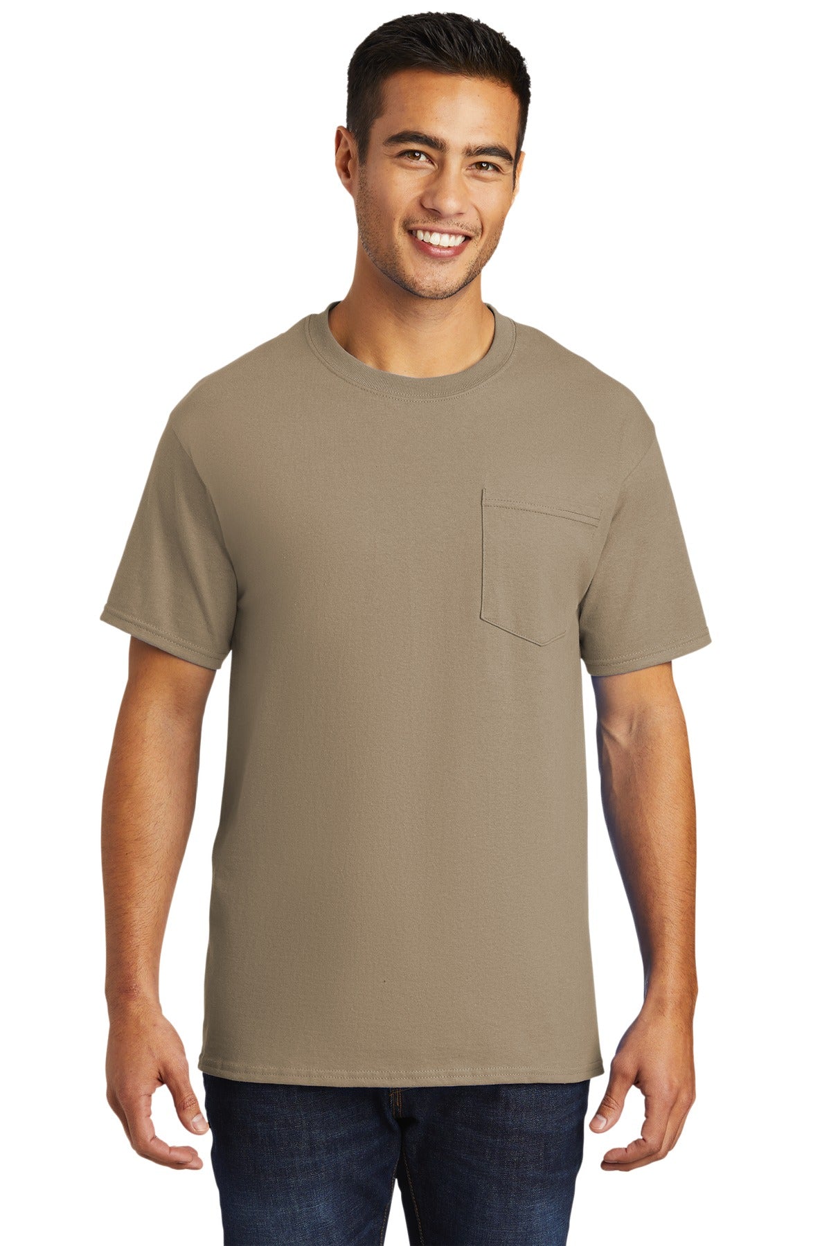 Port & Company - Tall Essential Pocket Tee. PC61PT