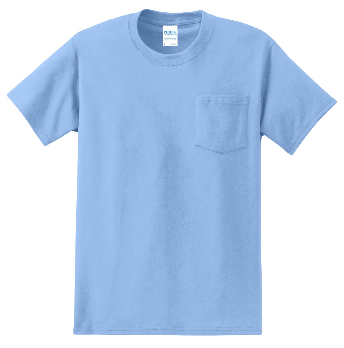 Port & Company - Tall Essential Pocket Tee. PC61PT