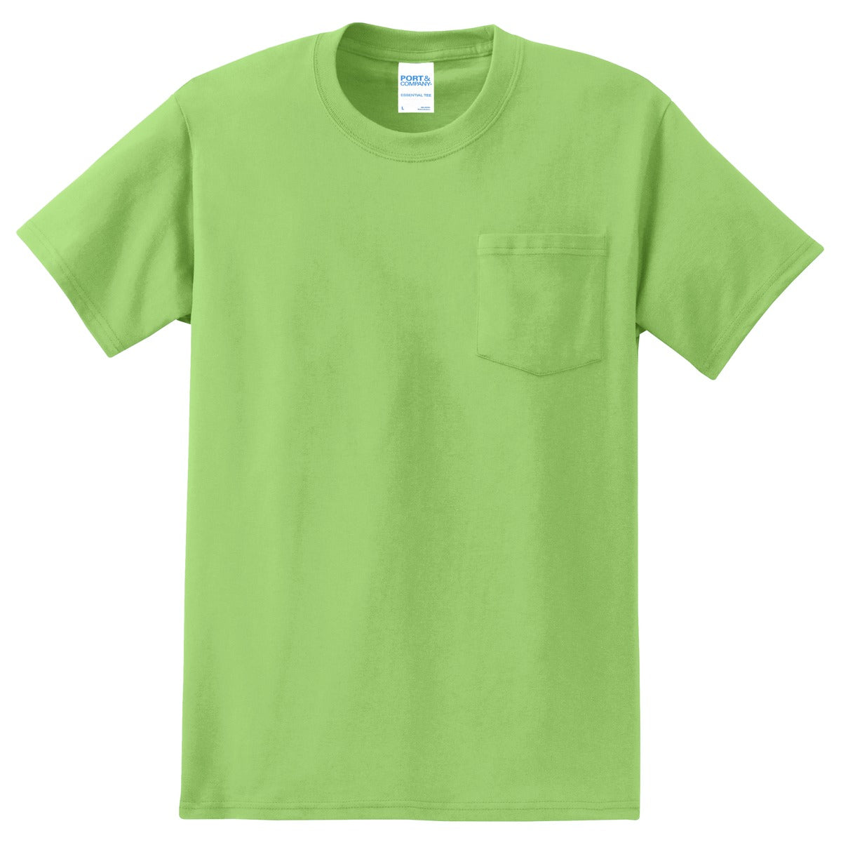 Port & Company - Tall Essential Pocket Tee. PC61PT