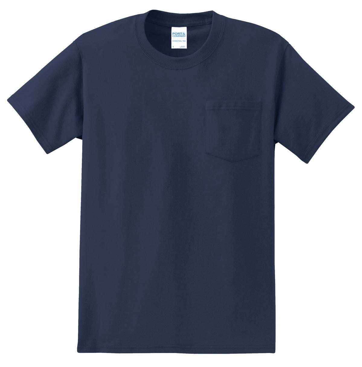 Port & Company - Tall Essential Pocket Tee. PC61PT