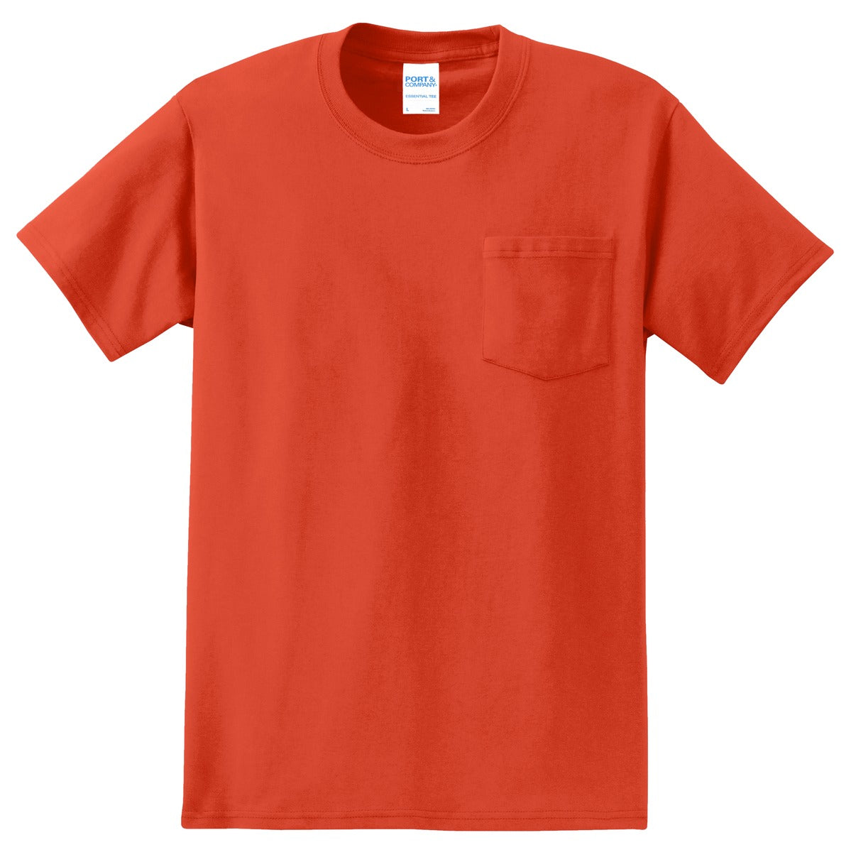 Port & Company - Tall Essential Pocket Tee. PC61PT