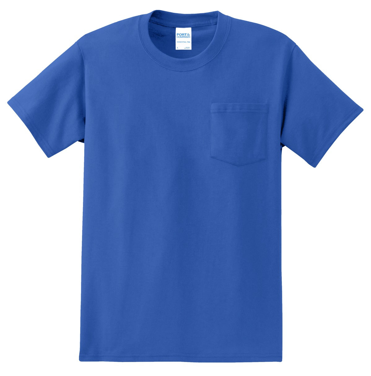 Port & Company - Tall Essential Pocket Tee. PC61PT
