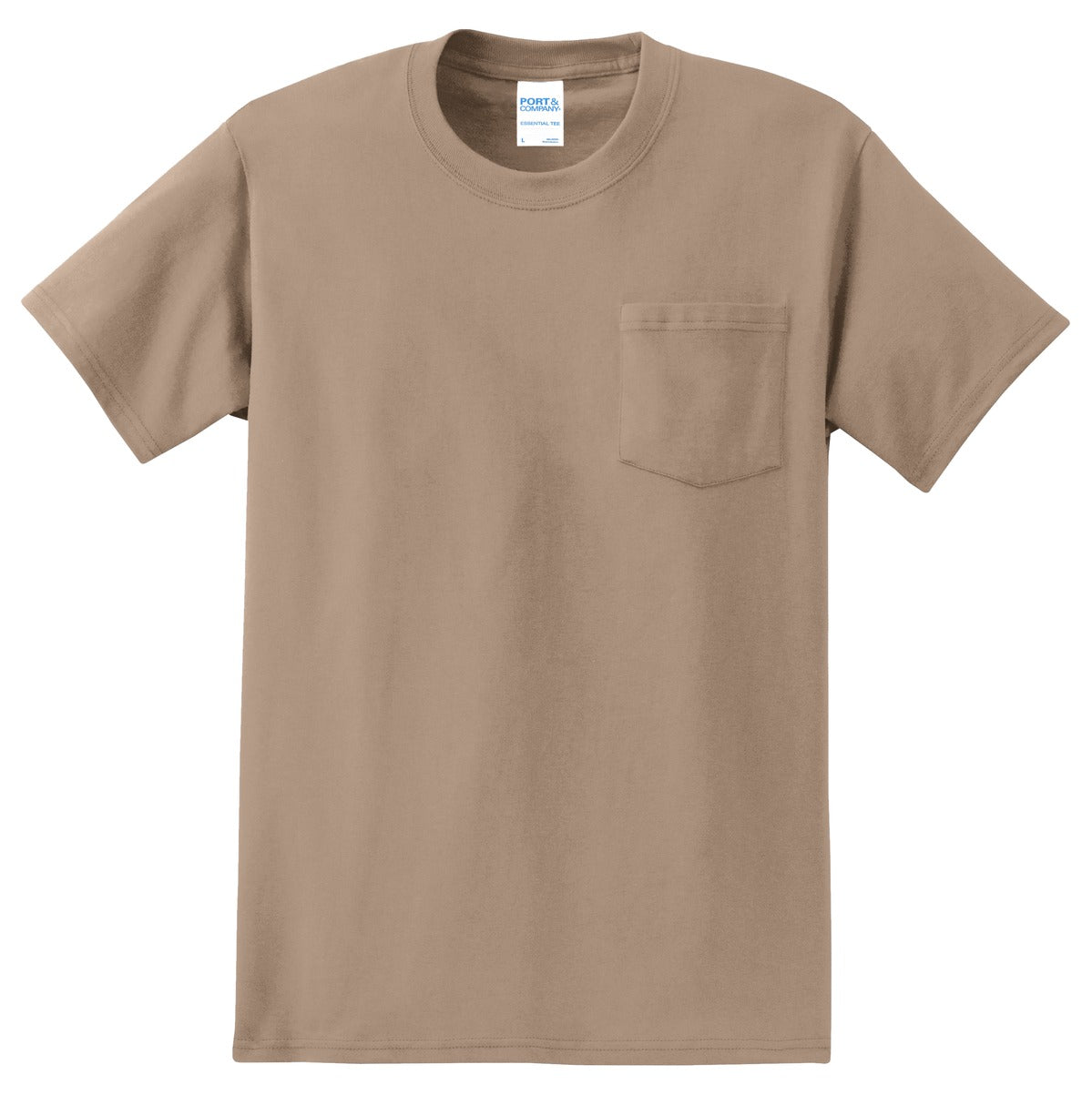 Port & Company - Tall Essential Pocket Tee. PC61PT