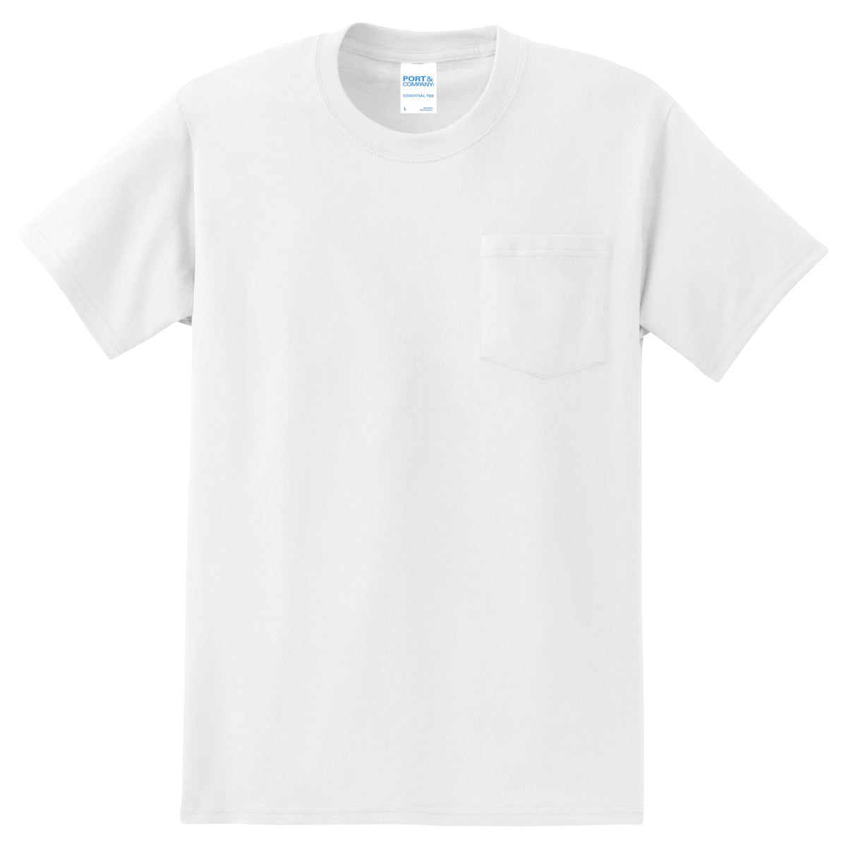 Port & Company - Tall Essential Pocket Tee. PC61PT