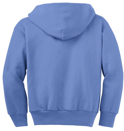 Port & Company - Youth Core Fleece Full-Zip Hooded Sweatshirt. PC90YZH