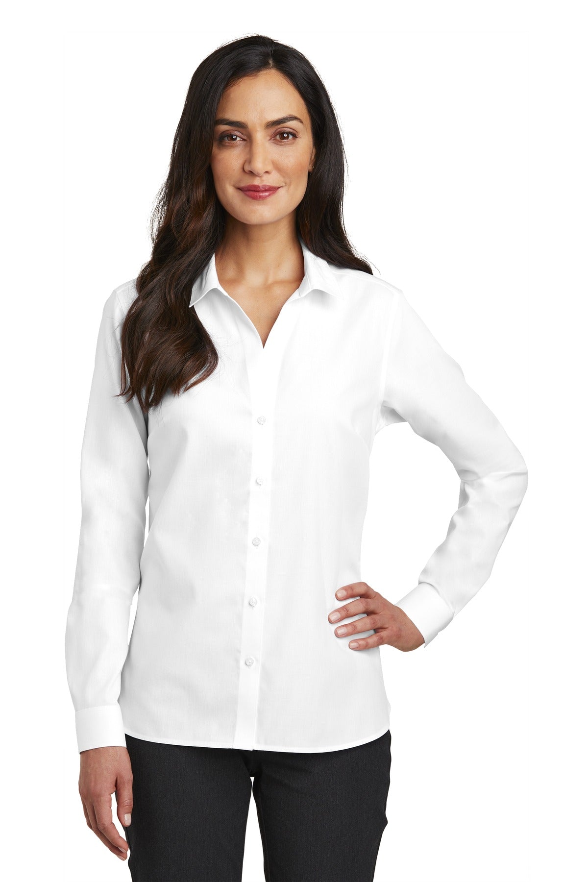 Red House Ladies Nailhead Non-Iron Shirt. RH470