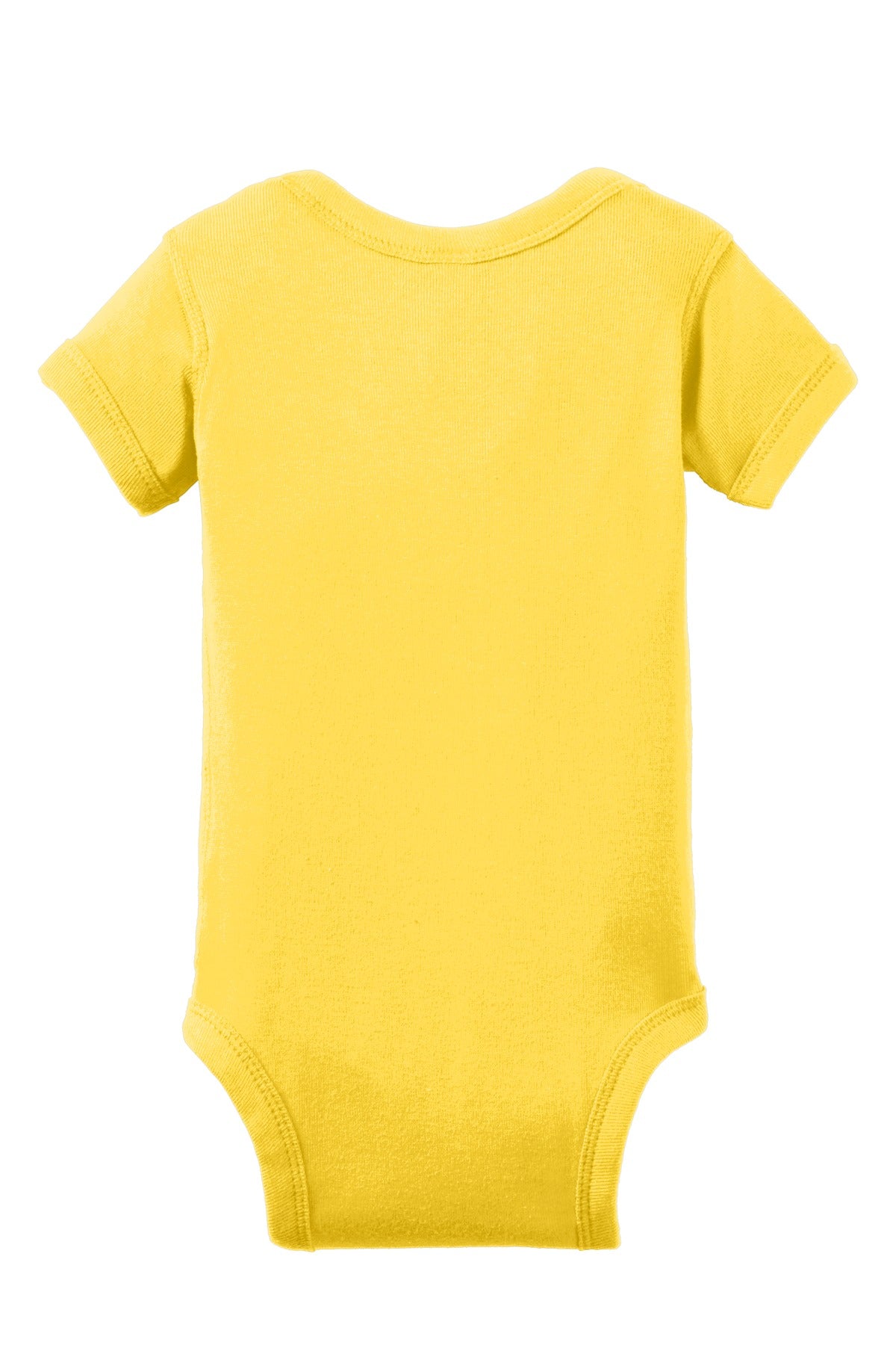 Rabbit Skins™ Infant Short Sleeve Baby Rib Bodysuit. RS4400