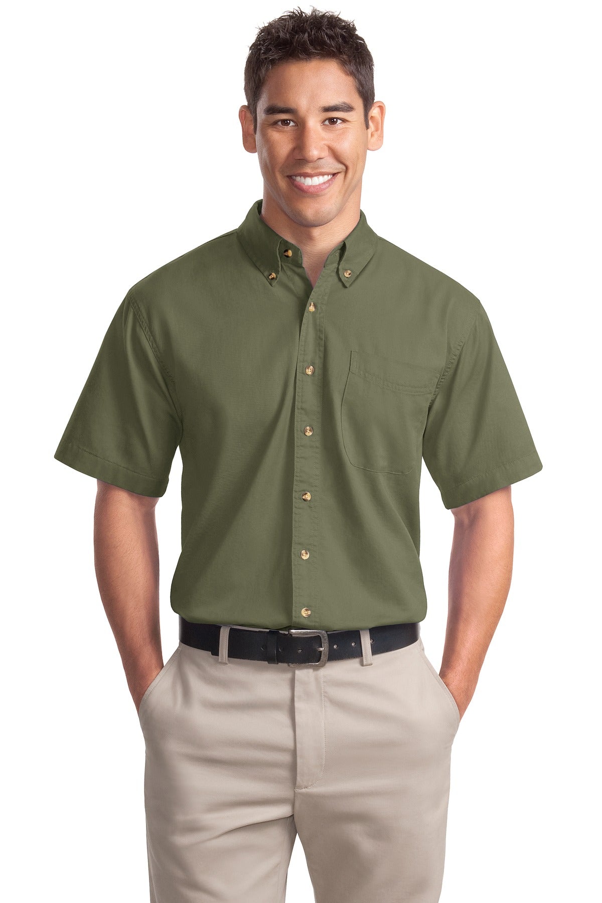 Port Authority Short Sleeve Twill Shirt. S500T