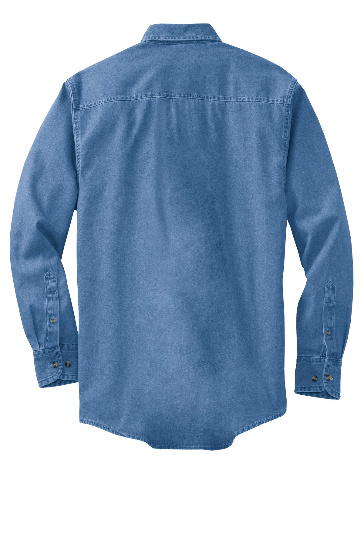 Port Authority Long Sleeve Denim Shirt. S600