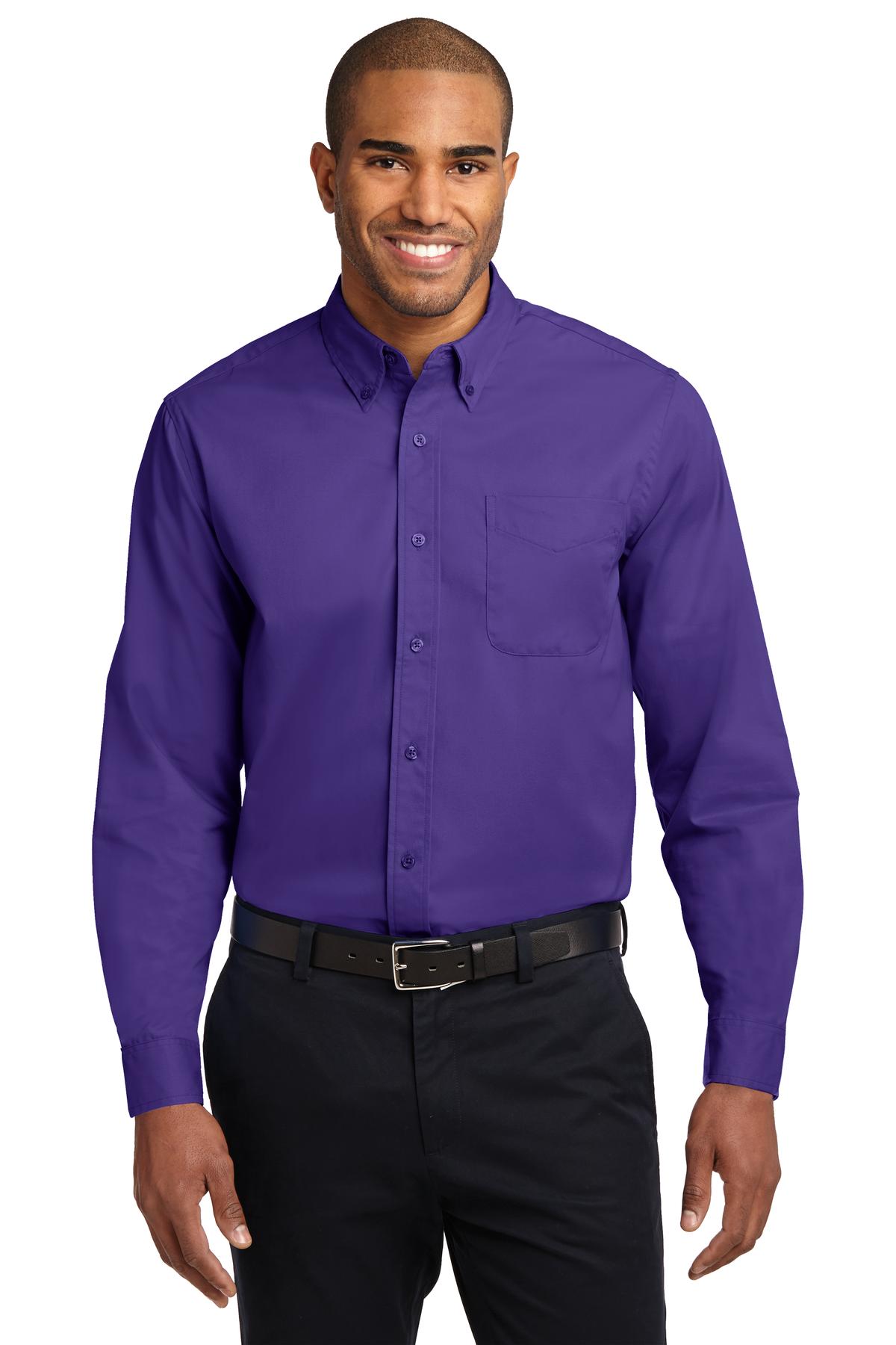 Port Authority Extended Size Long Sleeve Easy Care Shirt. S608ES