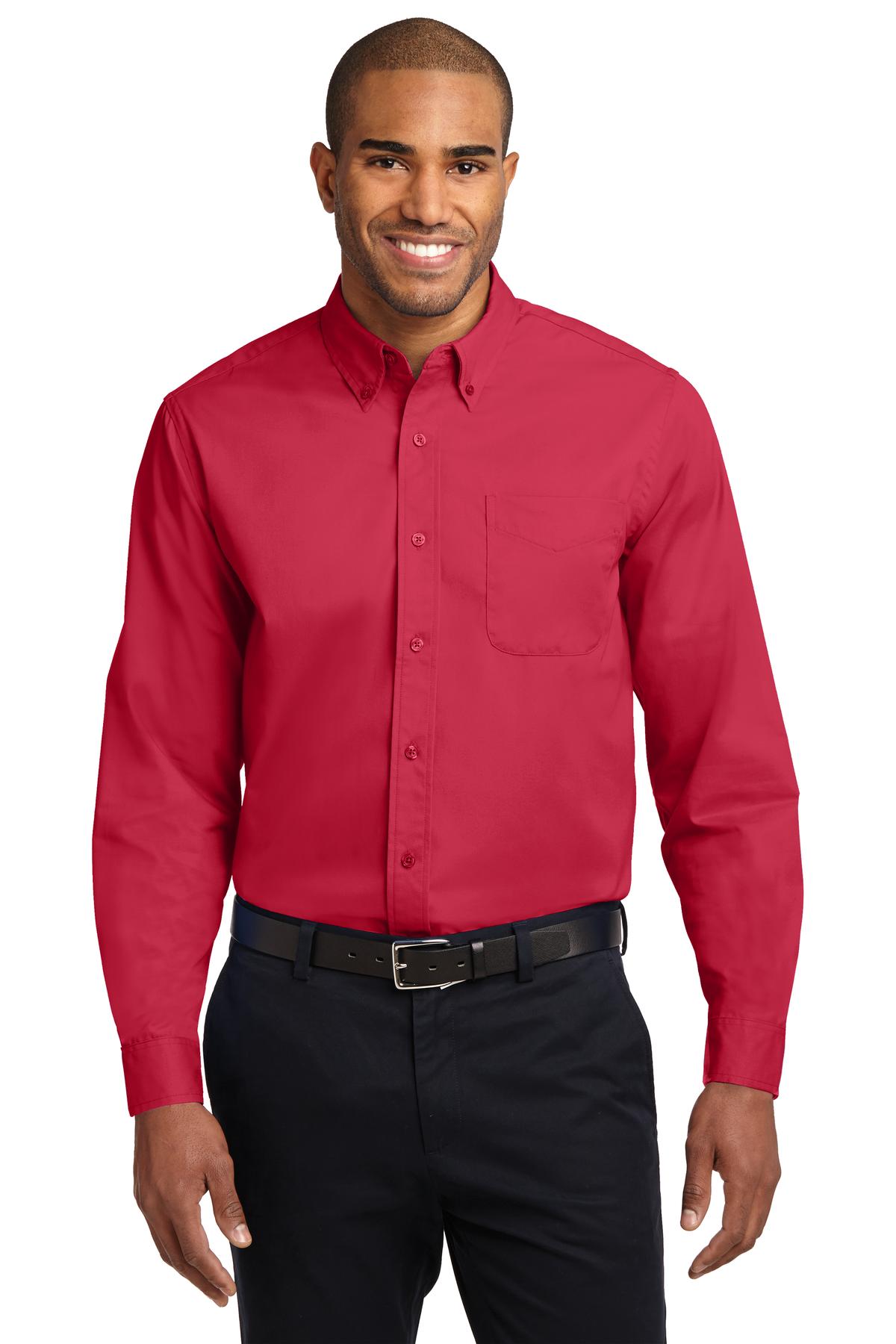 Port Authority Extended Size Long Sleeve Easy Care Shirt. S608ES