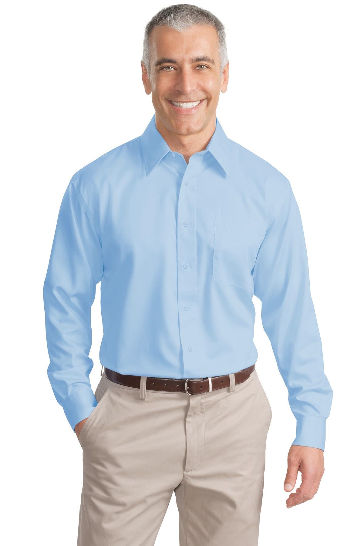 Port Authority Tall Non-Iron Twill Shirt. TLS638