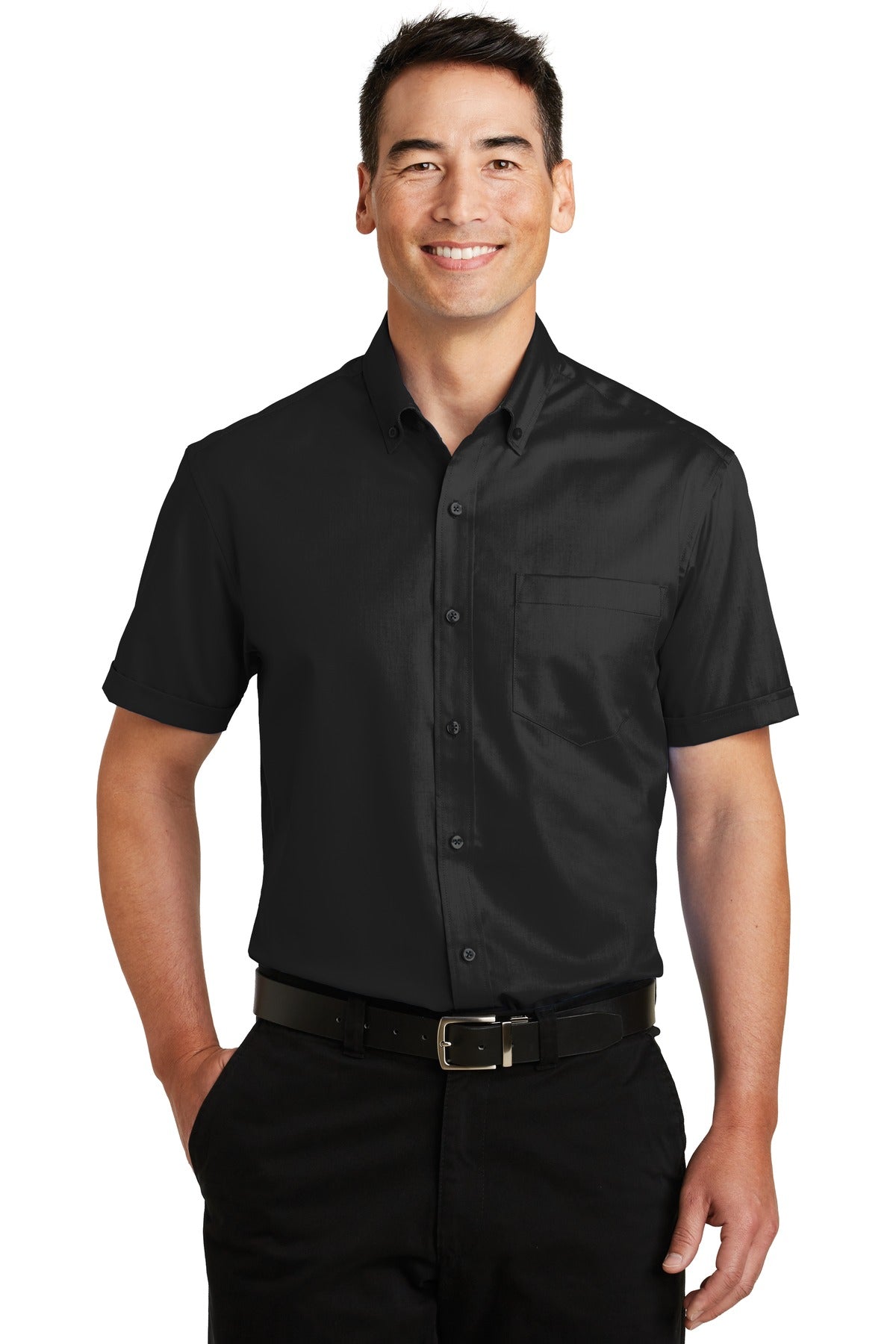 Port Authority Short Sleeve SuperPro™ Twill Shirt. S664