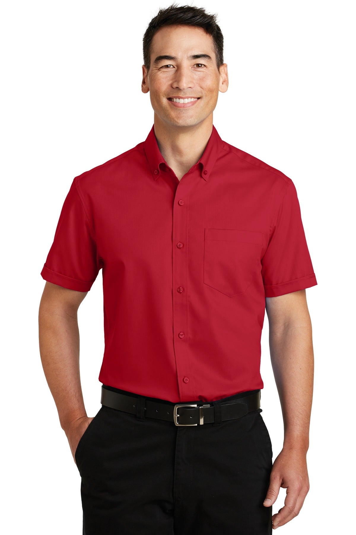 Port Authority Short Sleeve SuperPro™ Twill Shirt. S664
