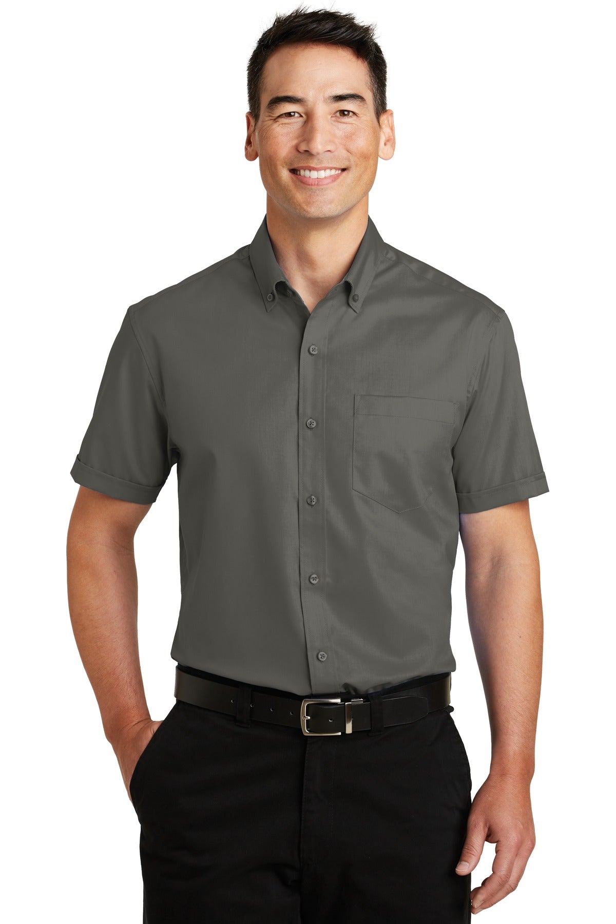 Port Authority Short Sleeve SuperPro™ Twill Shirt. S664