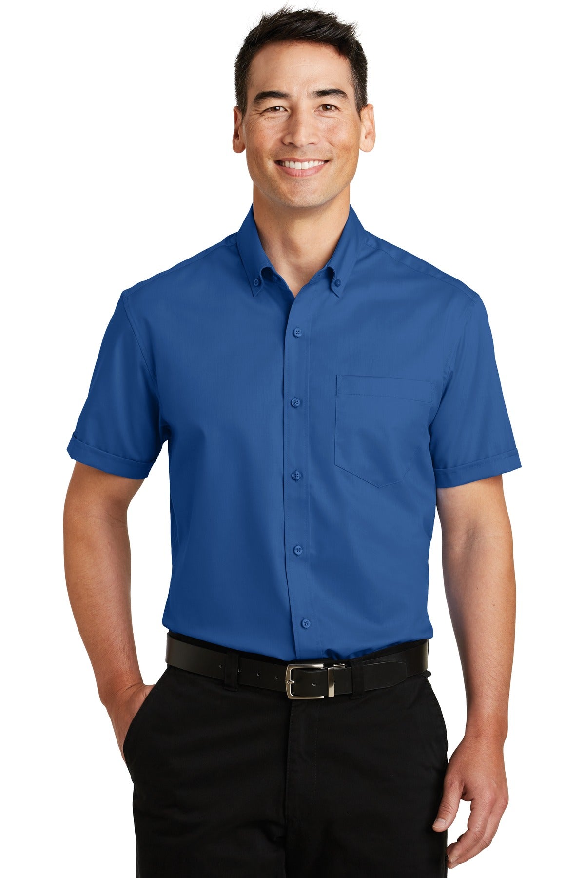 Port Authority Short Sleeve SuperPro™ Twill Shirt. S664