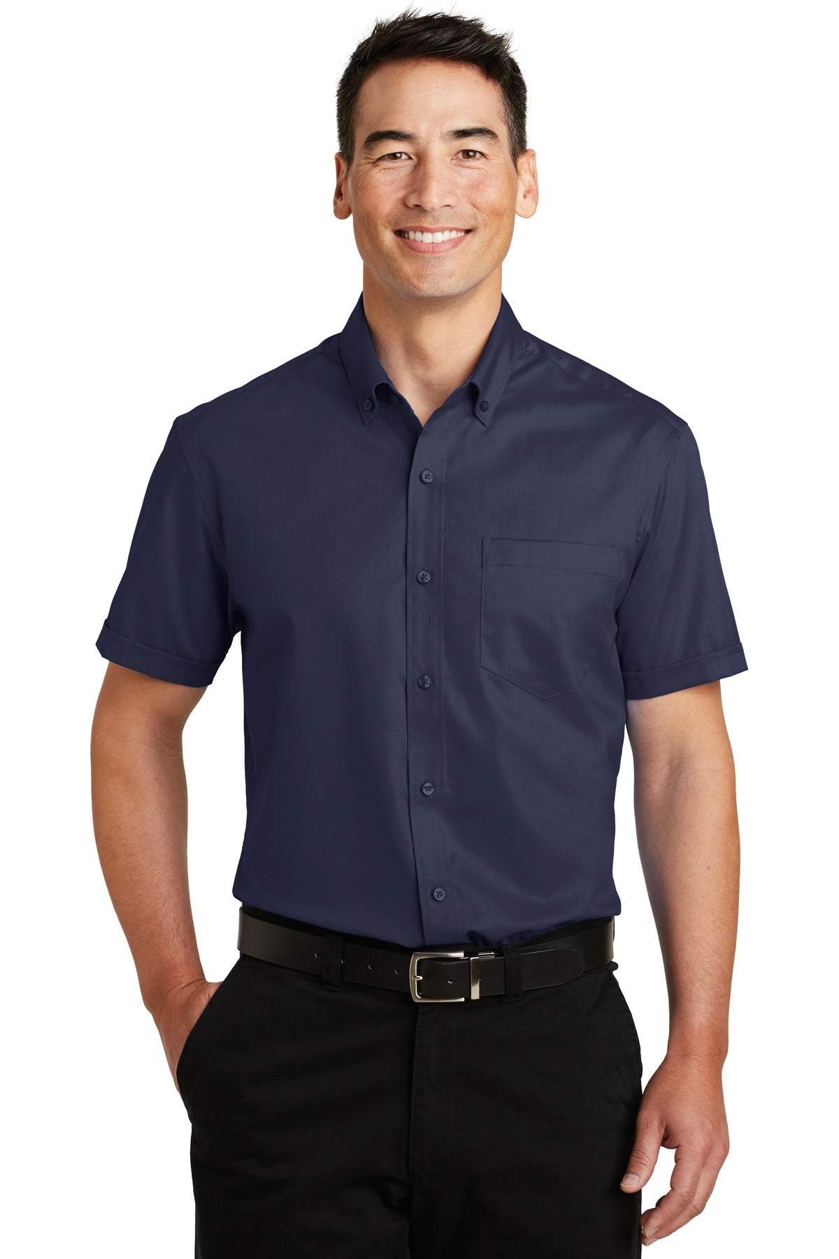Port Authority Short Sleeve SuperPro™ Twill Shirt. S664