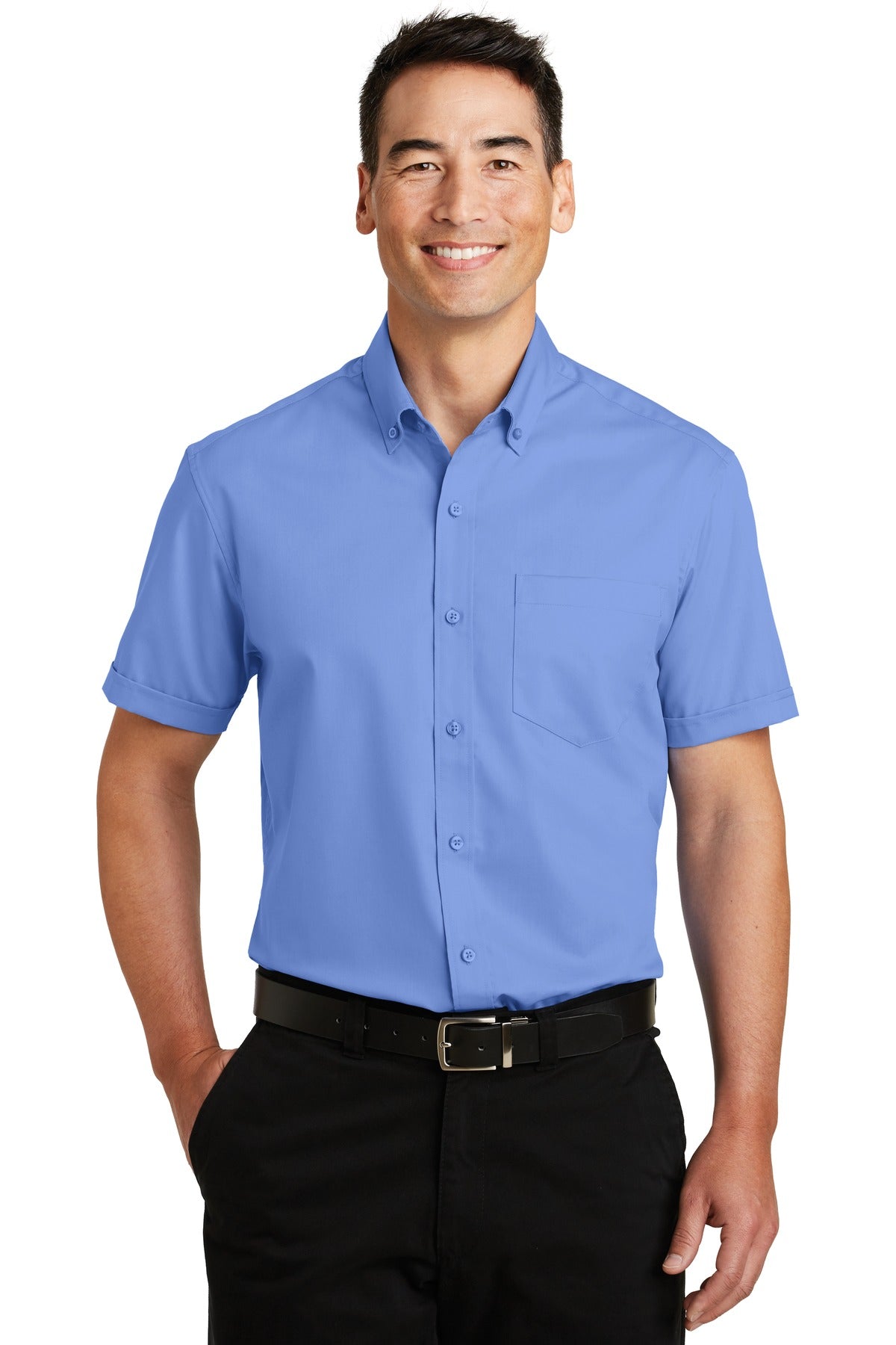 Port Authority Short Sleeve SuperPro™ Twill Shirt. S664