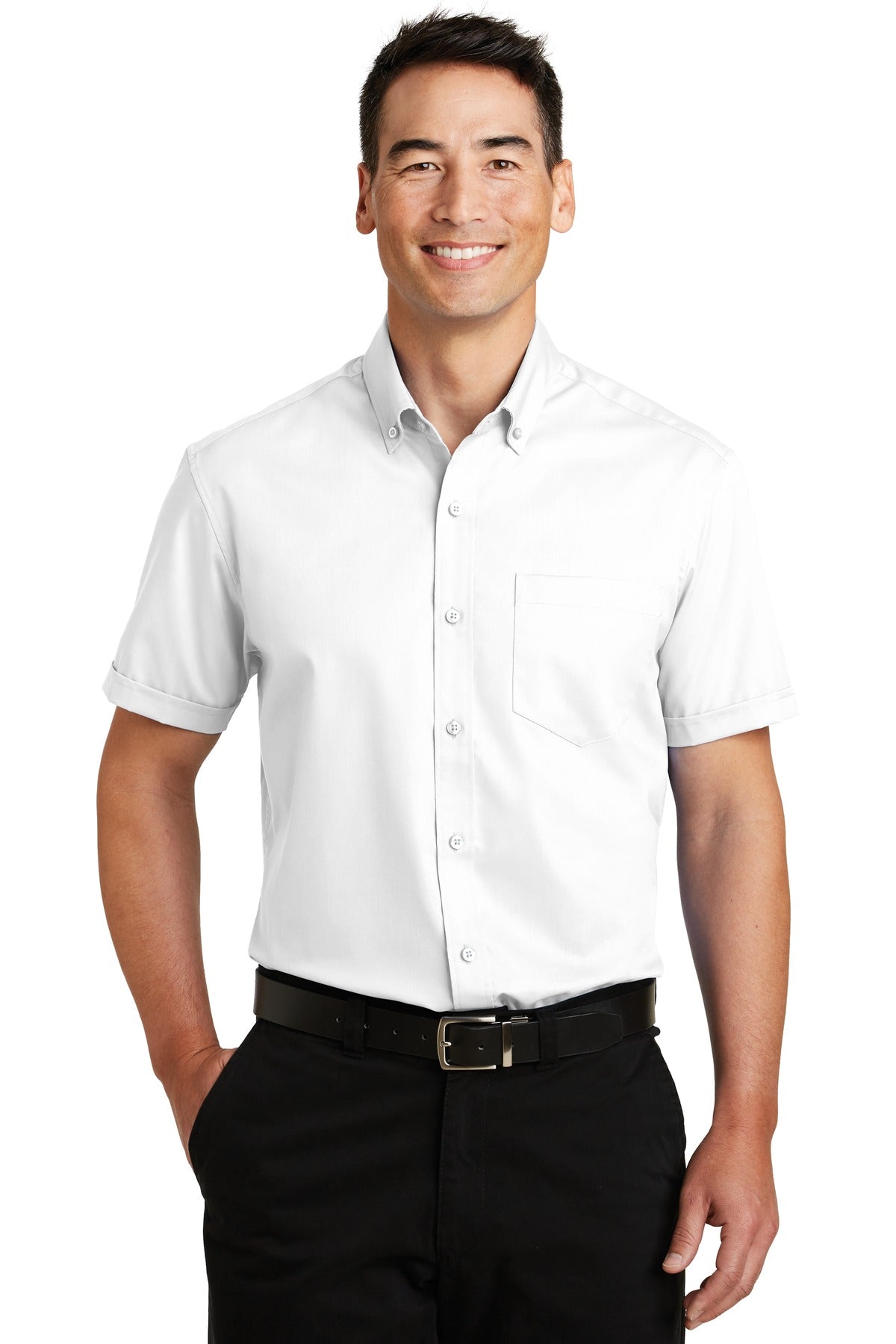 Port Authority Short Sleeve SuperPro™ Twill Shirt. S664