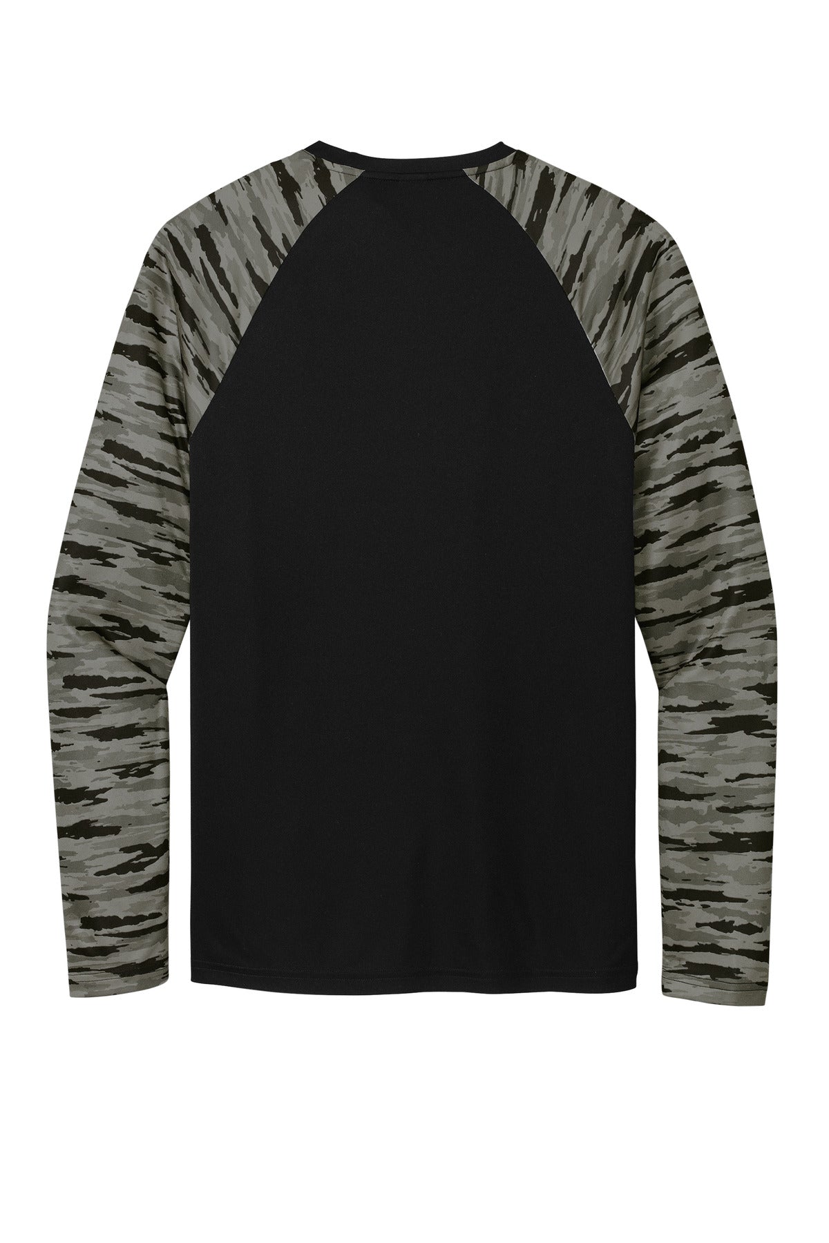 Sport-Tek Drift Camo Colorblock Long Sleeve Tee ST376LS