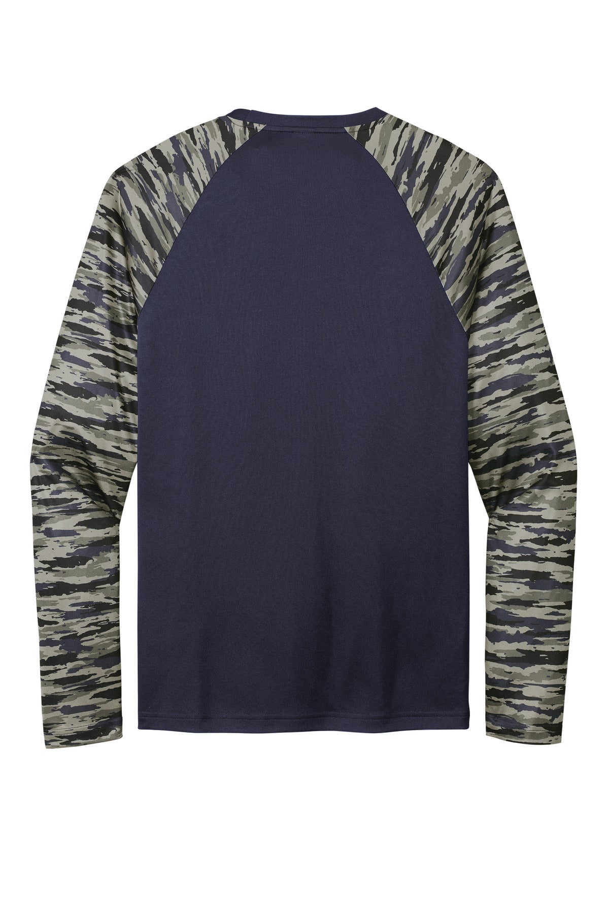 Sport-Tek Drift Camo Colorblock Long Sleeve Tee ST376LS