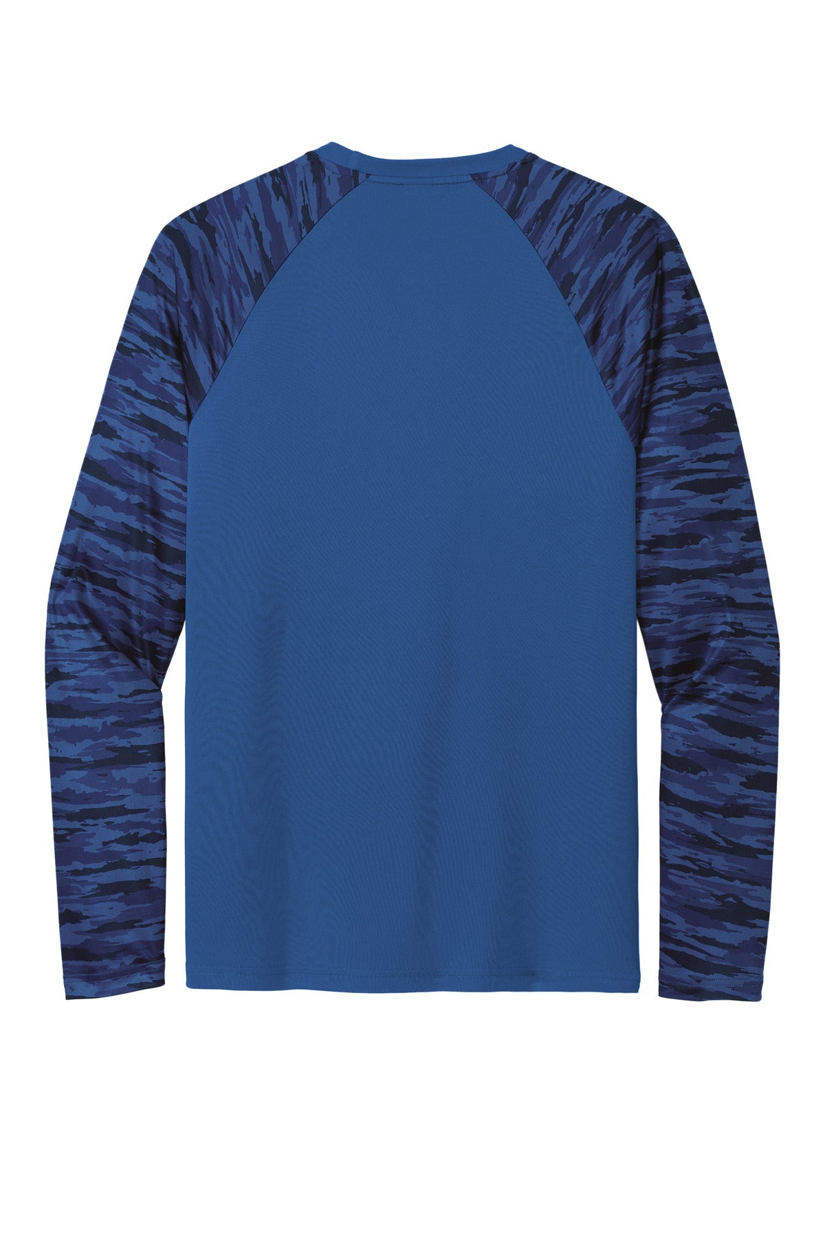 Sport-Tek Drift Camo Colorblock Long Sleeve Tee ST376LS