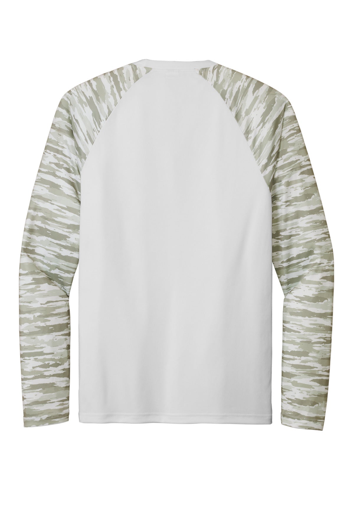 Sport-Tek Drift Camo Colorblock Long Sleeve Tee ST376LS