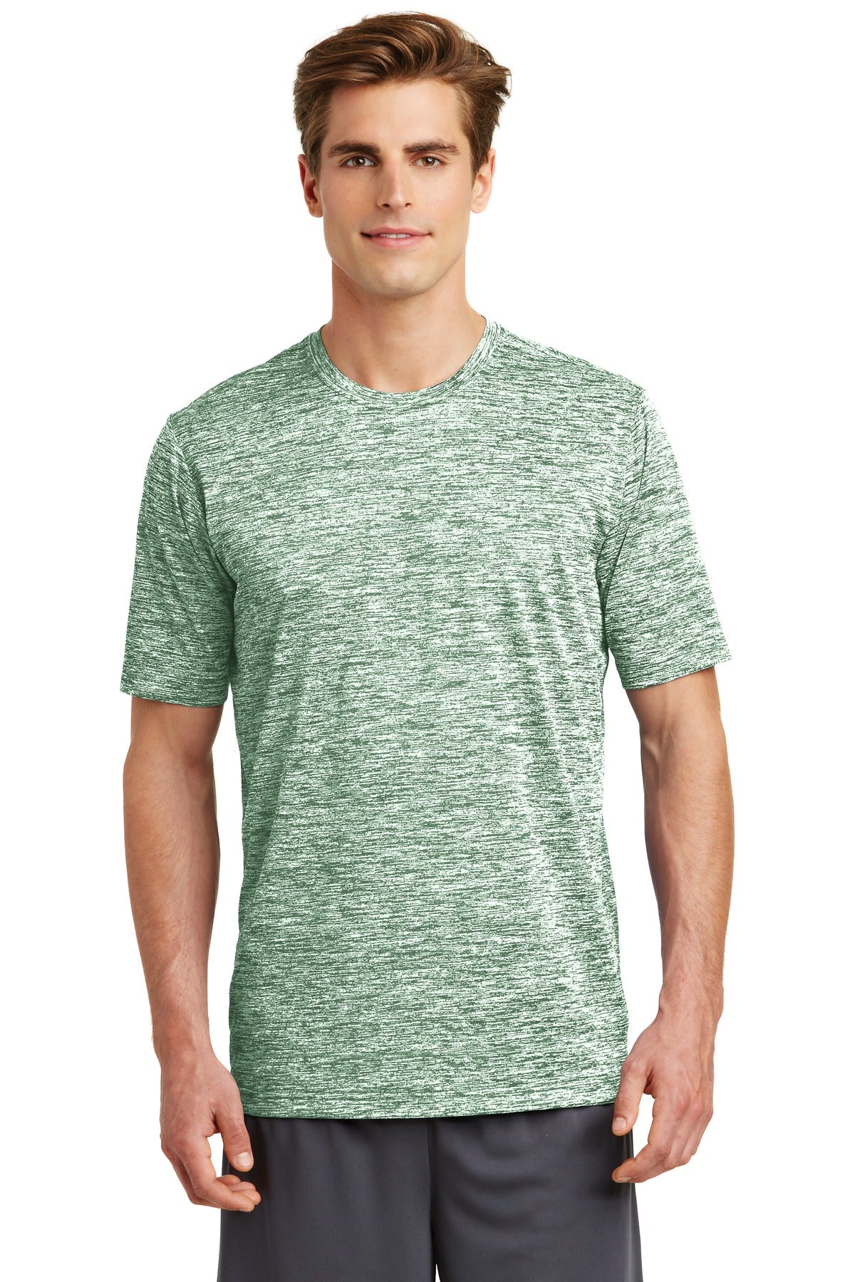 Sport-Tek PosiCharge Electric Heather Tee. ST390