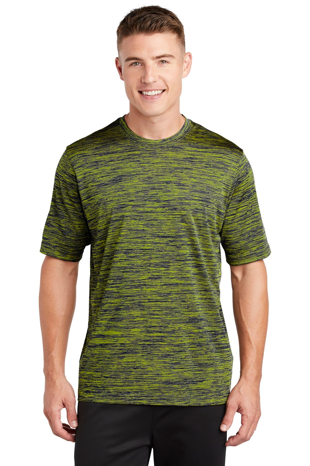 Sport-Tek PosiCharge Electric Heather Tee. ST390