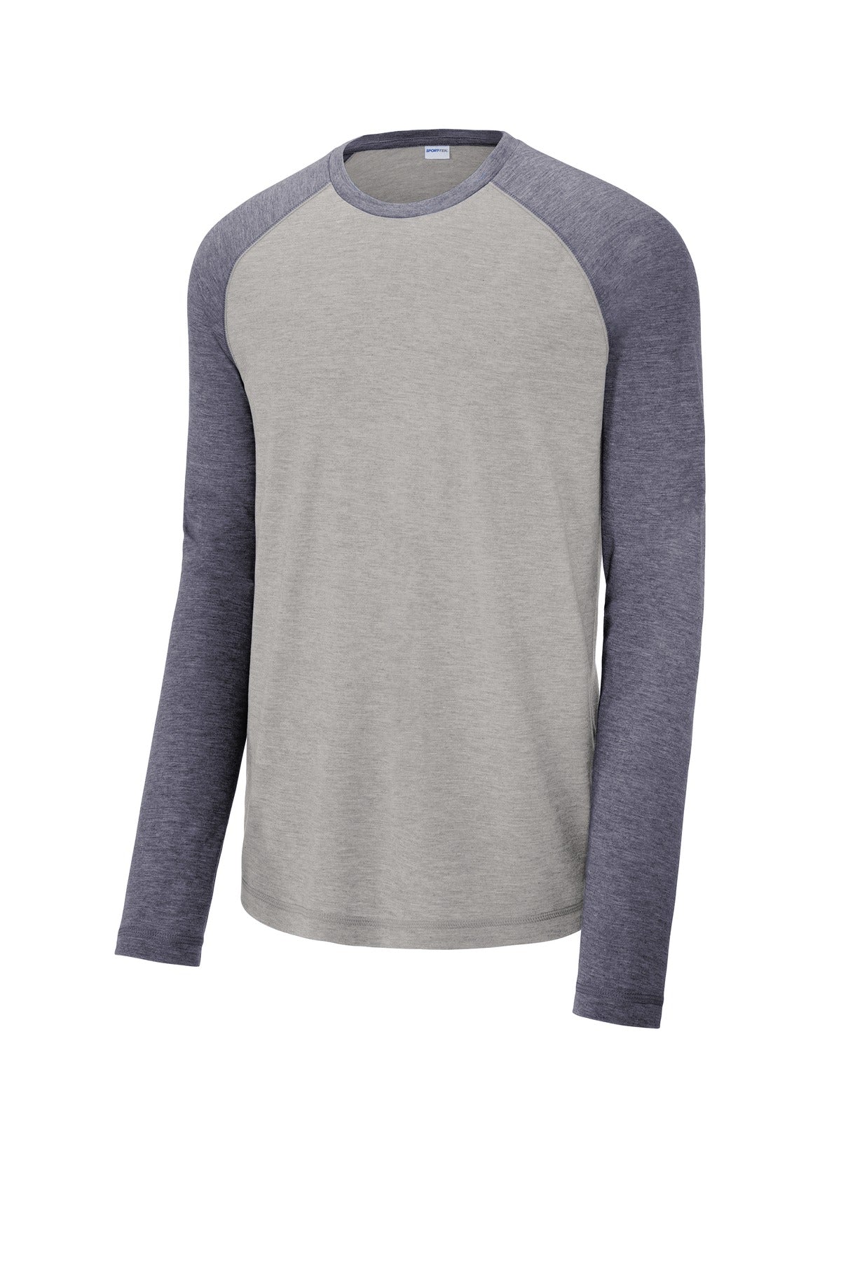 Sport-Tek PosiCharge Long Sleeve Tri-Blend Wicking Raglan Tee ST400LS