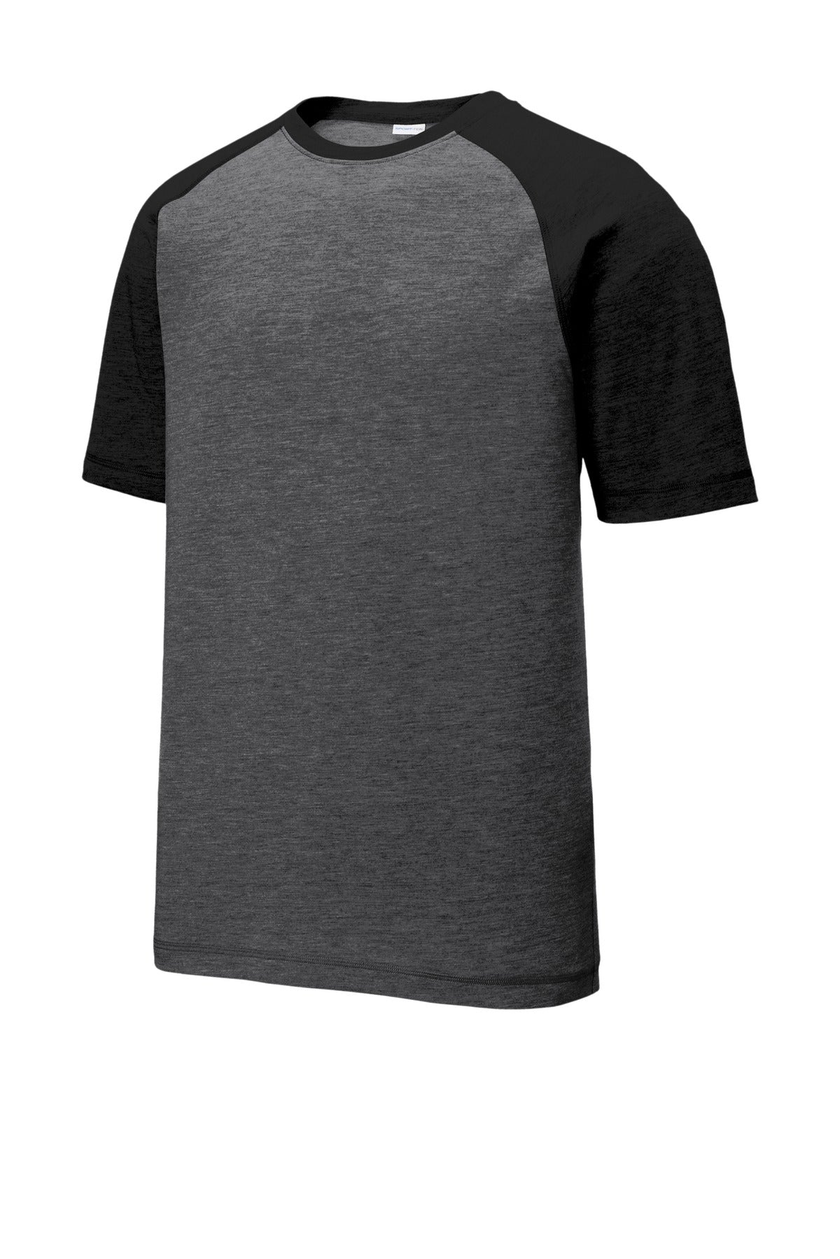 Sport-Tek PosiCharge Tri-Blend Wicking Raglan Tee. ST400