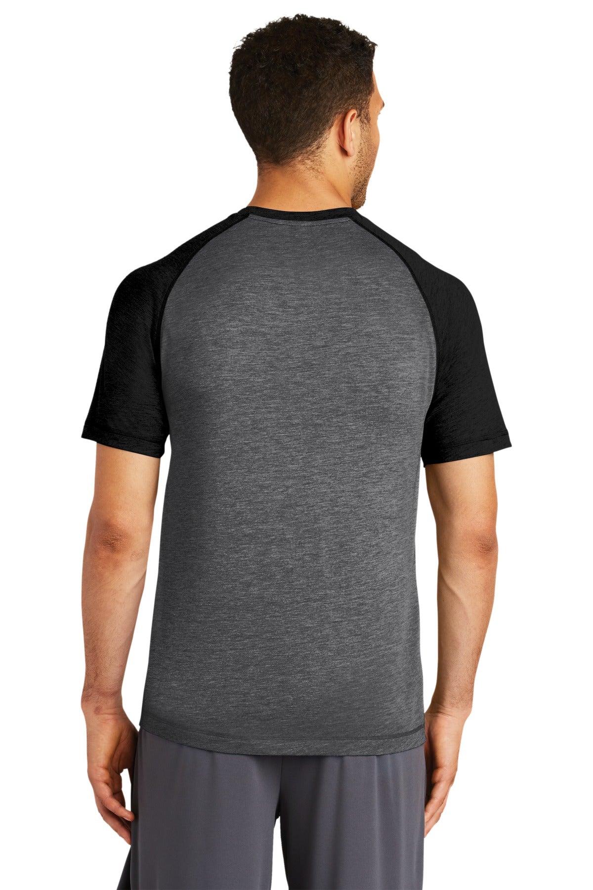 Sport-Tek PosiCharge Tri-Blend Wicking Raglan Tee. ST400