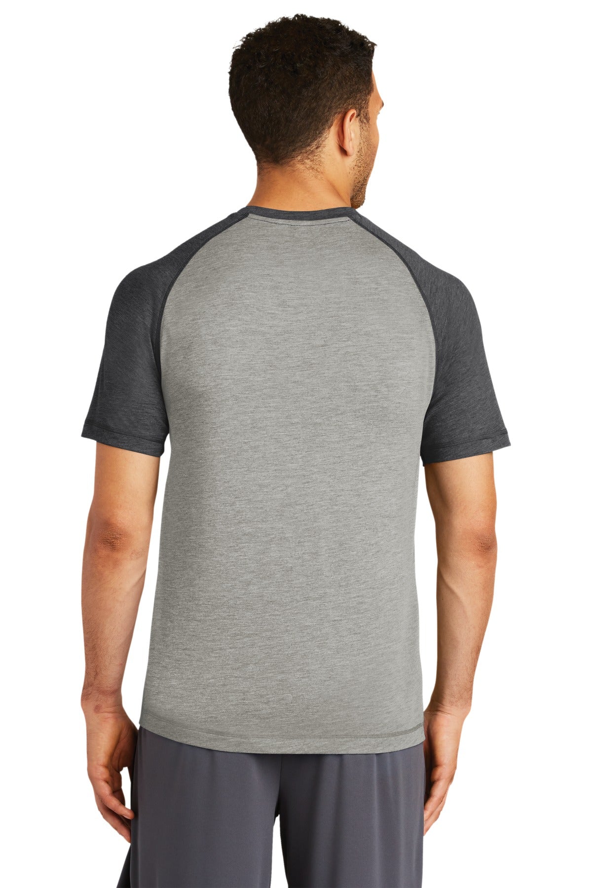 Sport-Tek PosiCharge Tri-Blend Wicking Raglan Tee. ST400