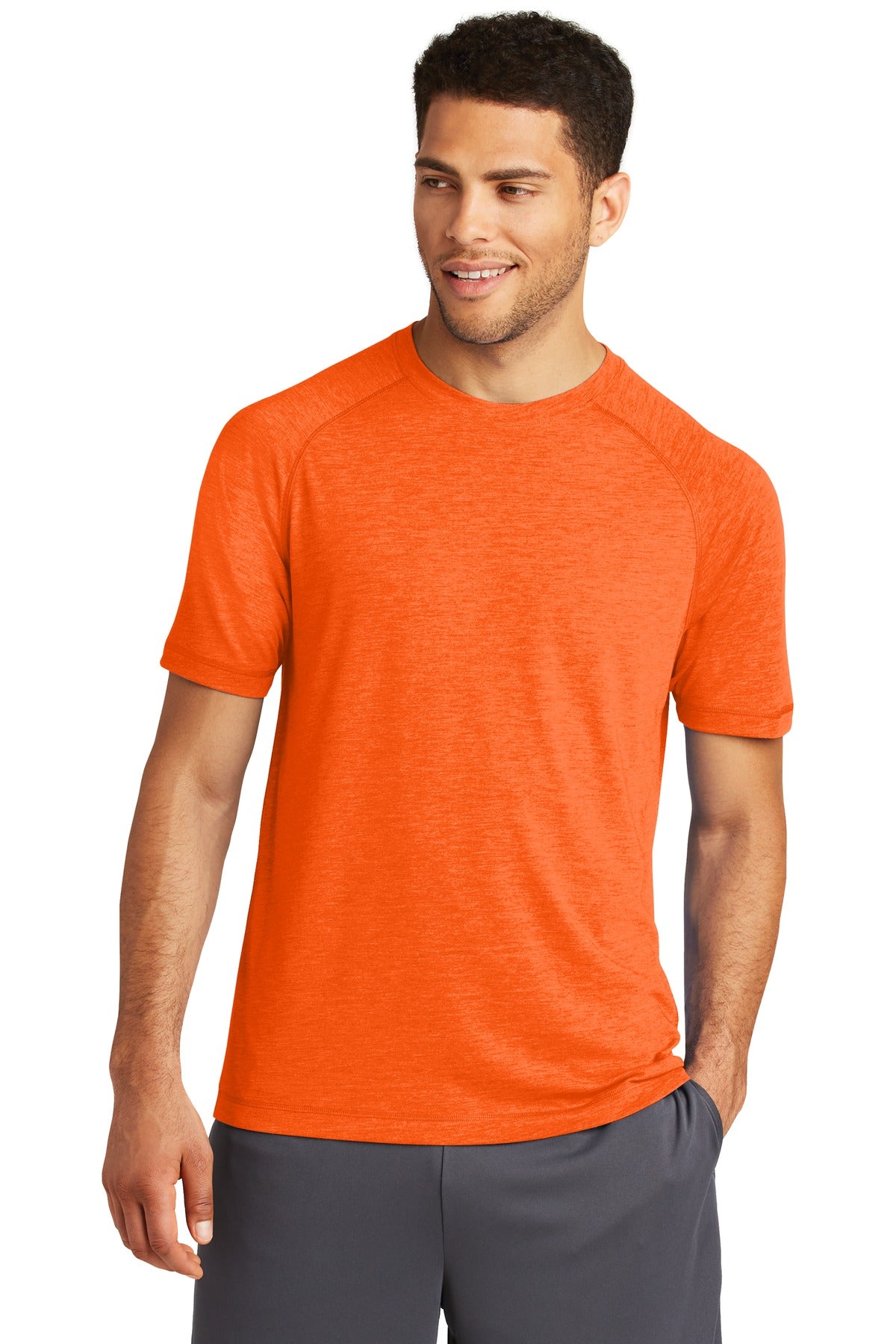 Sport-Tek PosiCharge Tri-Blend Wicking Raglan Tee. ST400