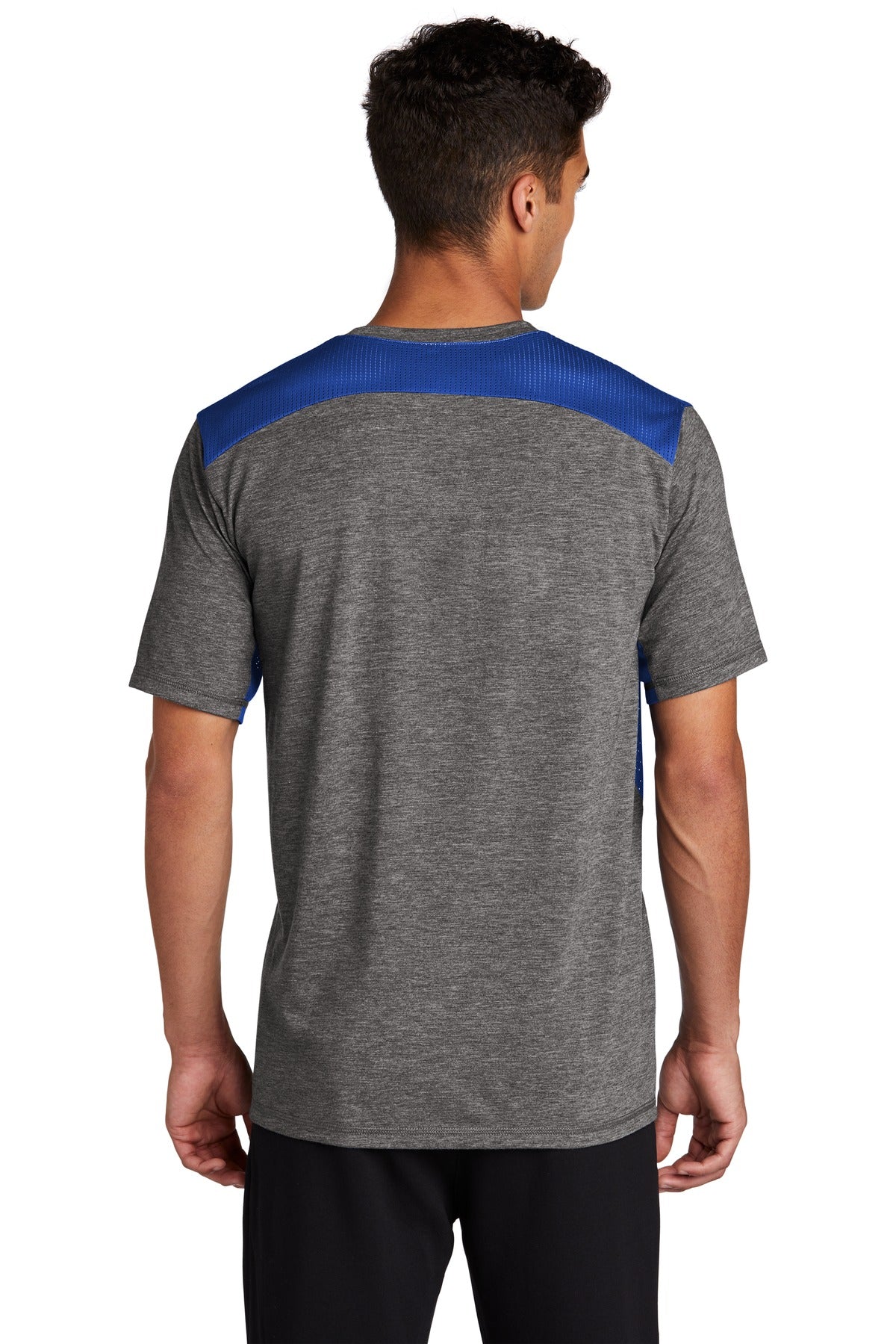 Sport-Tek PosiCharge Tri-Blend Wicking Draft Tee. ST410