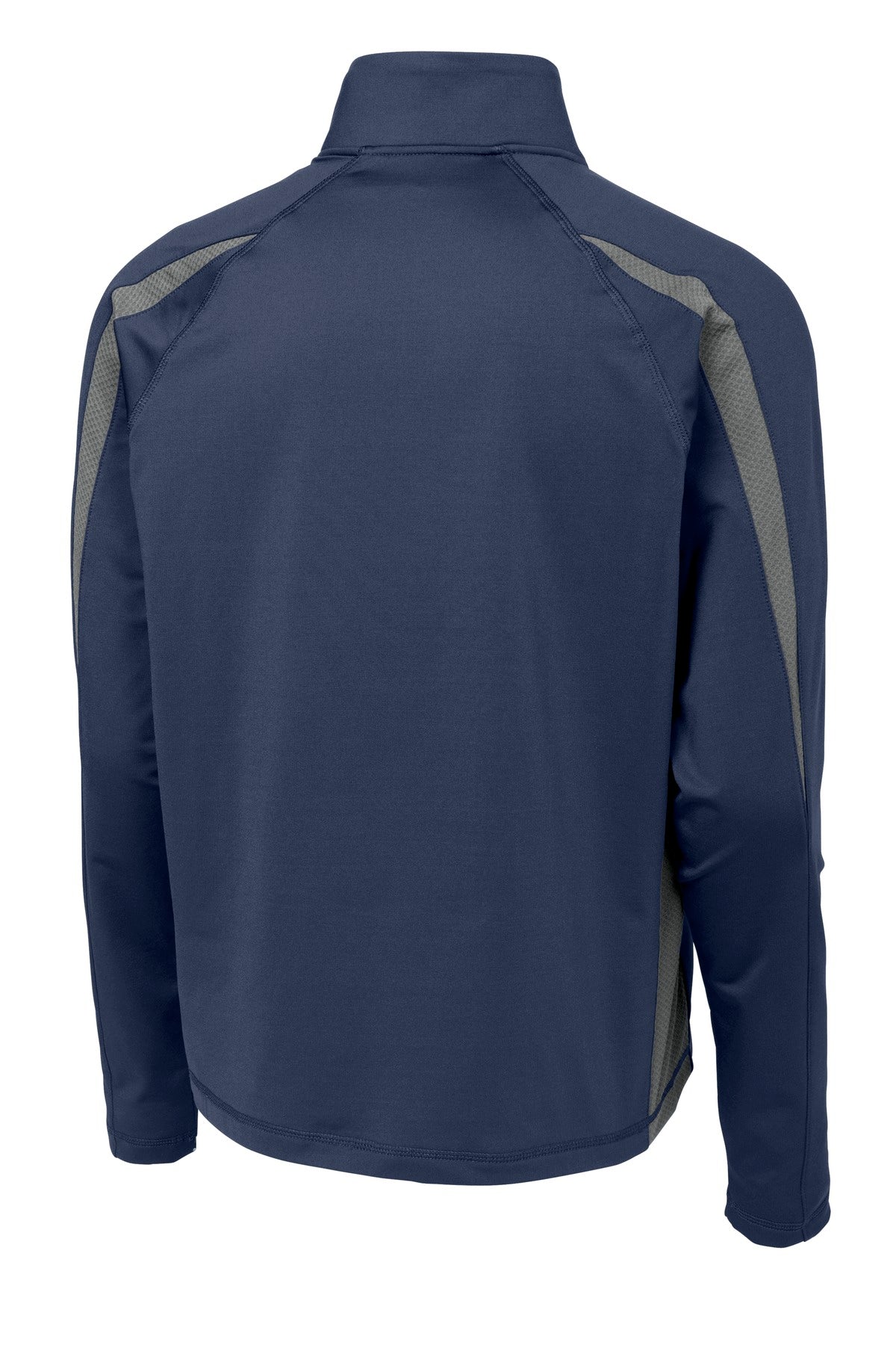Sport-Tek Sport-Wick Stretch 1/2-Zip Colorblock Pullover. ST851