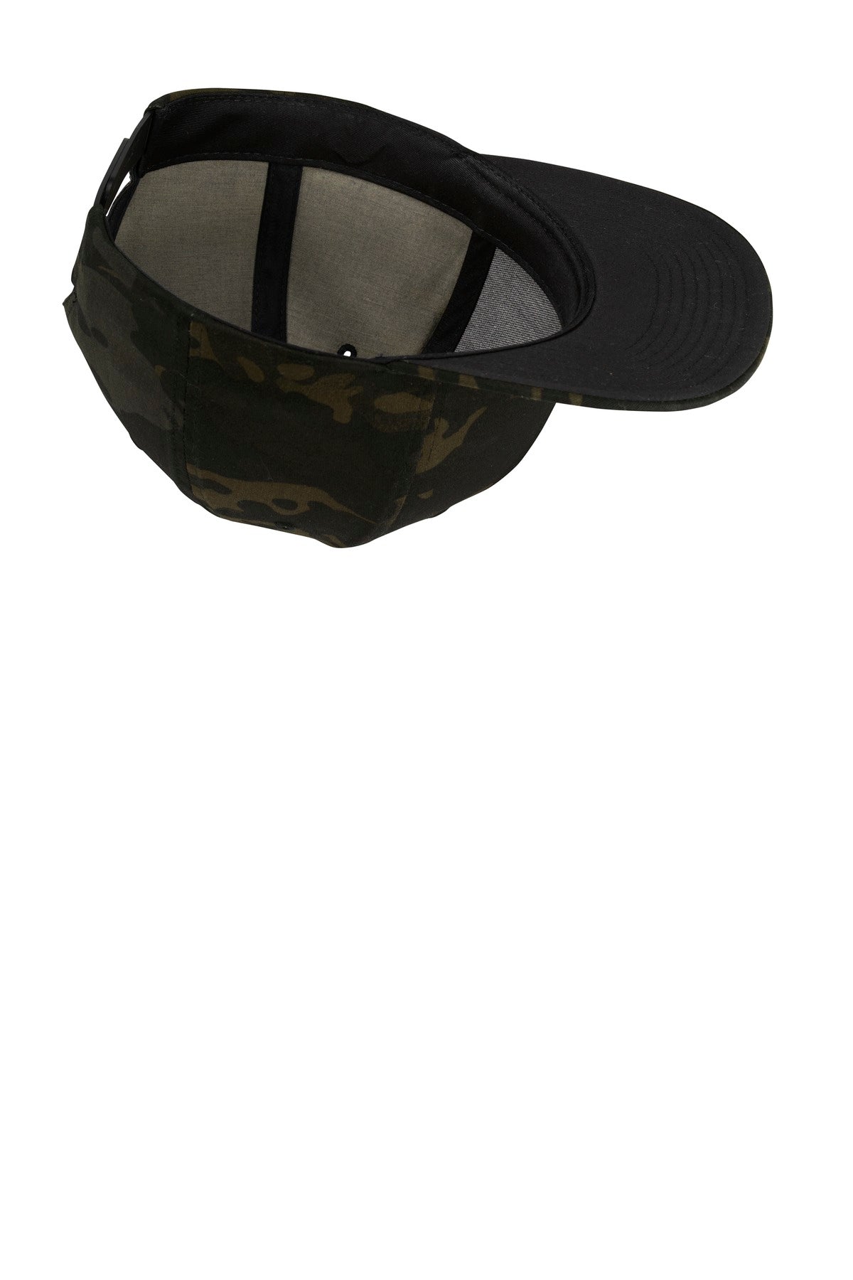 Sport-Tek Yupoong Flat Bill Snapback Cap. STC19