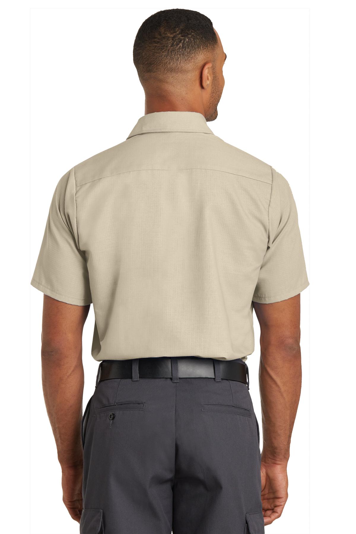 Red Kap Short Sleeve Solid Ripstop Shirt. SY60